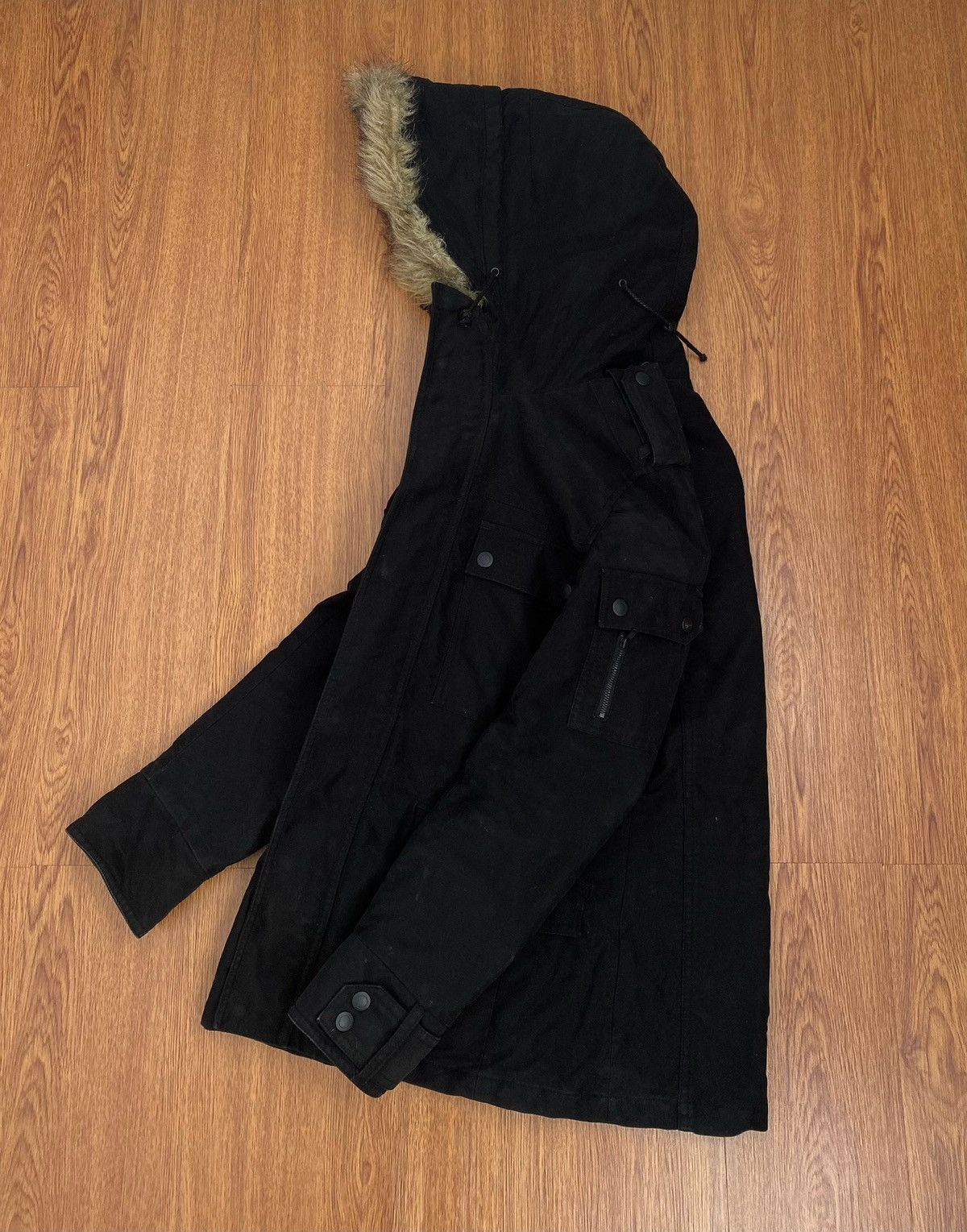 Japanese Brand × Le Grande Bleu (L.G.B.) × Schlussel Schlussel Raccoon fur parka jacket Size US M / EU 48-50 / 2 - 2 Thumbnail