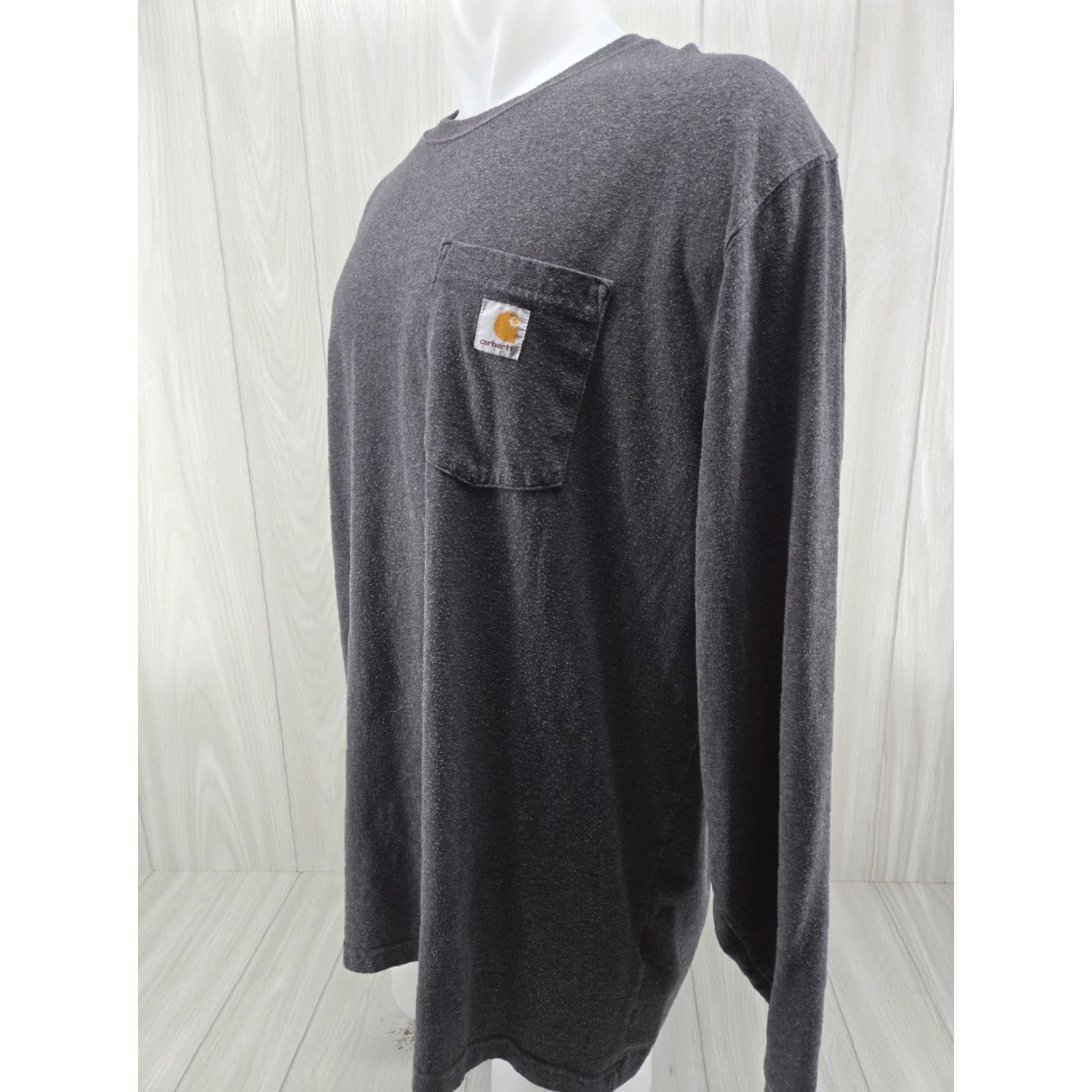 Carhartt CARHARTT Original Fit Gray Long Sleeve Pocket T Shirt Men’s XL Shirt Mens Size XL Gray Pocket Logo Industrial workwear Knit Jersey 2010s Size US XL / EU 56 / 4 - 3 Thumbnail