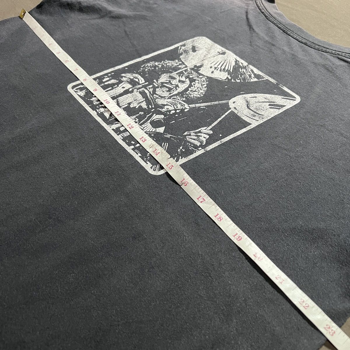 Band Tees Vintage 90s Don Brewer drummer rock Aquarian Faded Thrashed Size US XL / EU 56 / 4 - 10 Thumbnail