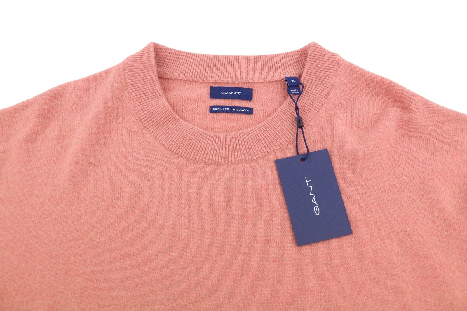 Gant SUPERFINE LAMBSWOOL C-NECK XL Terracotta Melange 88068 Size XL / US 12-14 / IT 48-50 - 4 Thumbnail