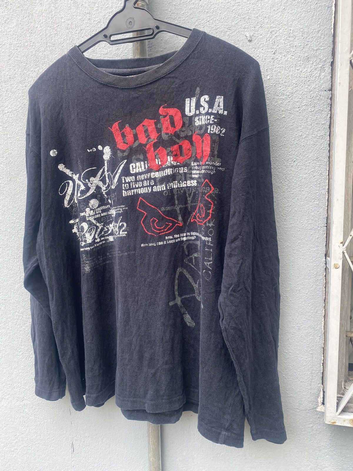 14th Addiction × Affliction × JNCO Vintage y2k Bad Boy Tribal Poem Tshirt Size US L / EU 52-54 / 3 - 5 Thumbnail