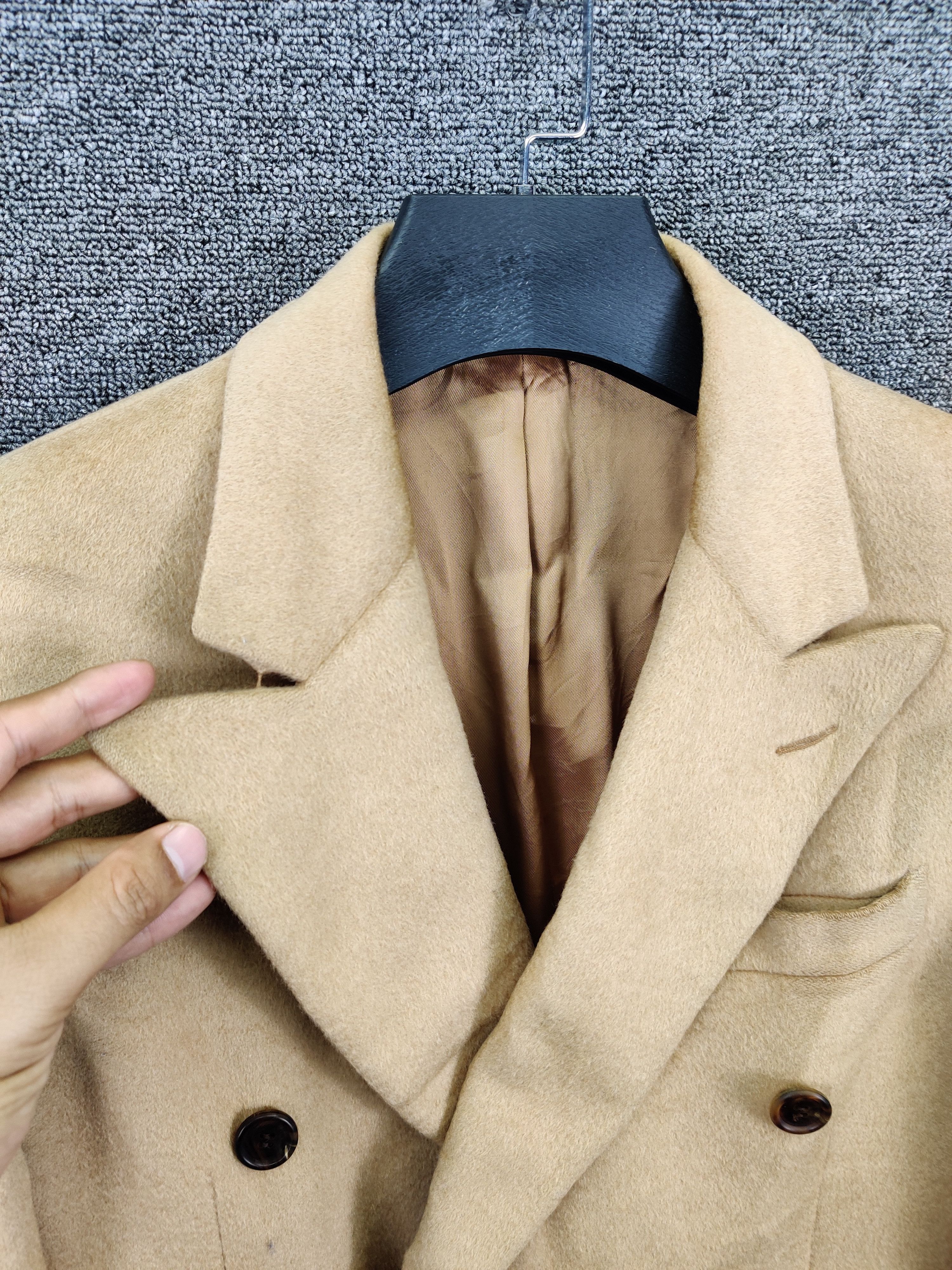 Prada Vintage Prada Wool Double Breasted Long Coat Size US M / EU 48-50 / 2 - 2 Thumbnail