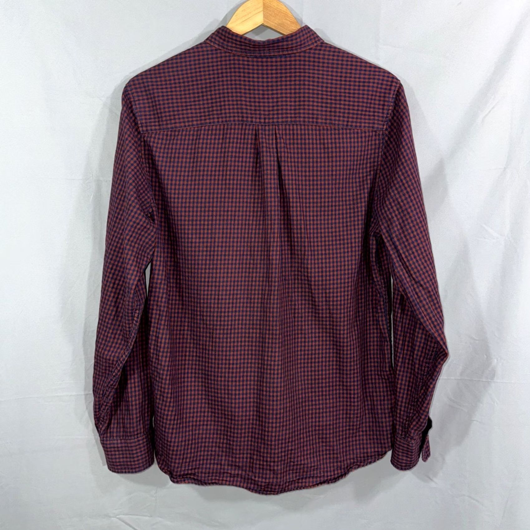 Marine Layer Marine Layer Shirt Mens Large Red Blue Plaid Button Down Long Sleeve Casual Size US L / EU 52-54 / 3 - 4 Thumbnail