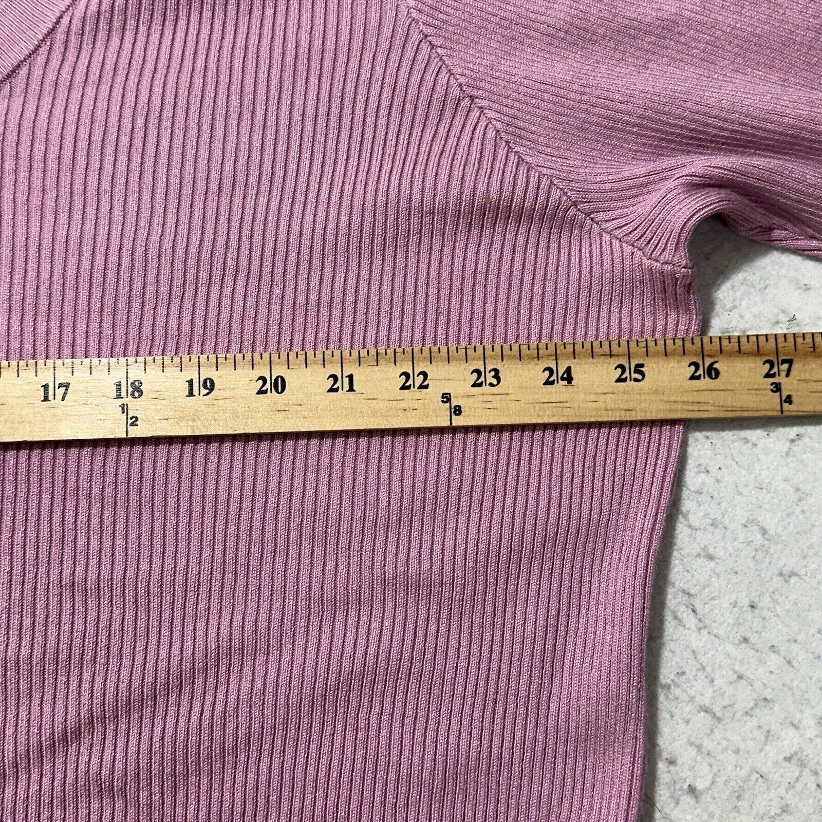 Other Ophelia Roe 1X Oversized Scoop Neck Ribbed Stretch Sweater Size XL / US 12-14 / IT 48-50 - 8 Thumbnail