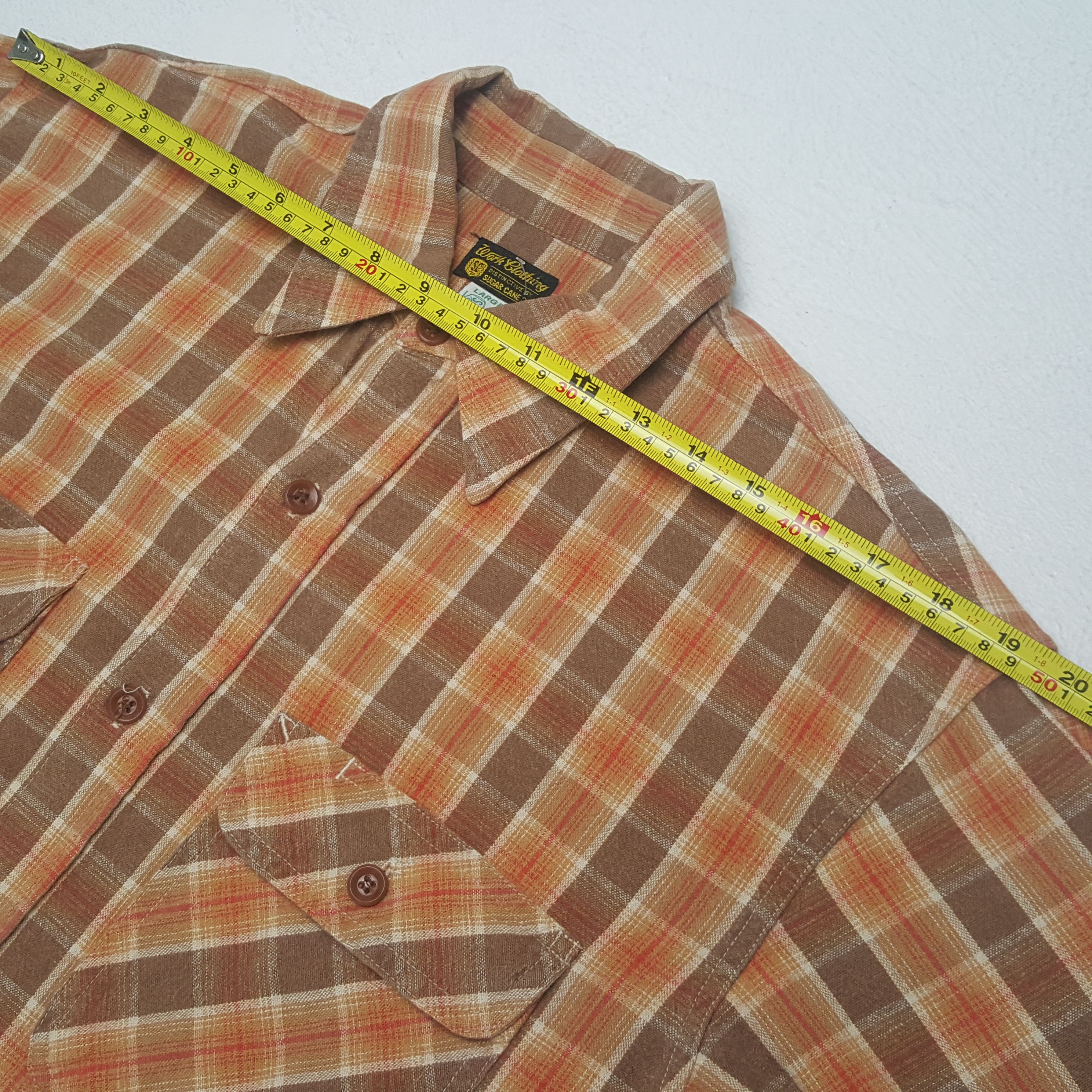 Sugar Cane Sugar Cane Japanese Brand Double Pocket Shirt C294N42 Size US L / EU 52-54 / 3 - 4 Thumbnail
