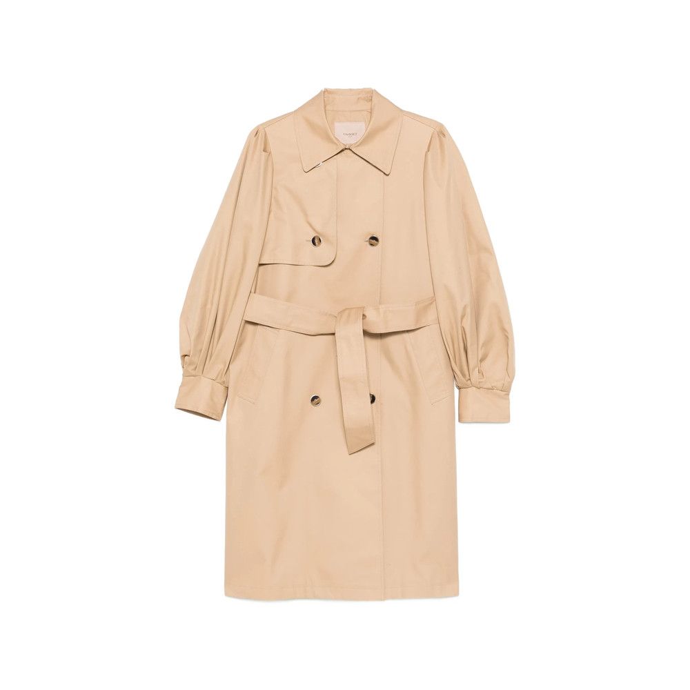 TWINSET Twinset NEUTRALS Coats - Double Breasted & Peacoats Size S / US 4 / IT 40 - 1 Thumbnail