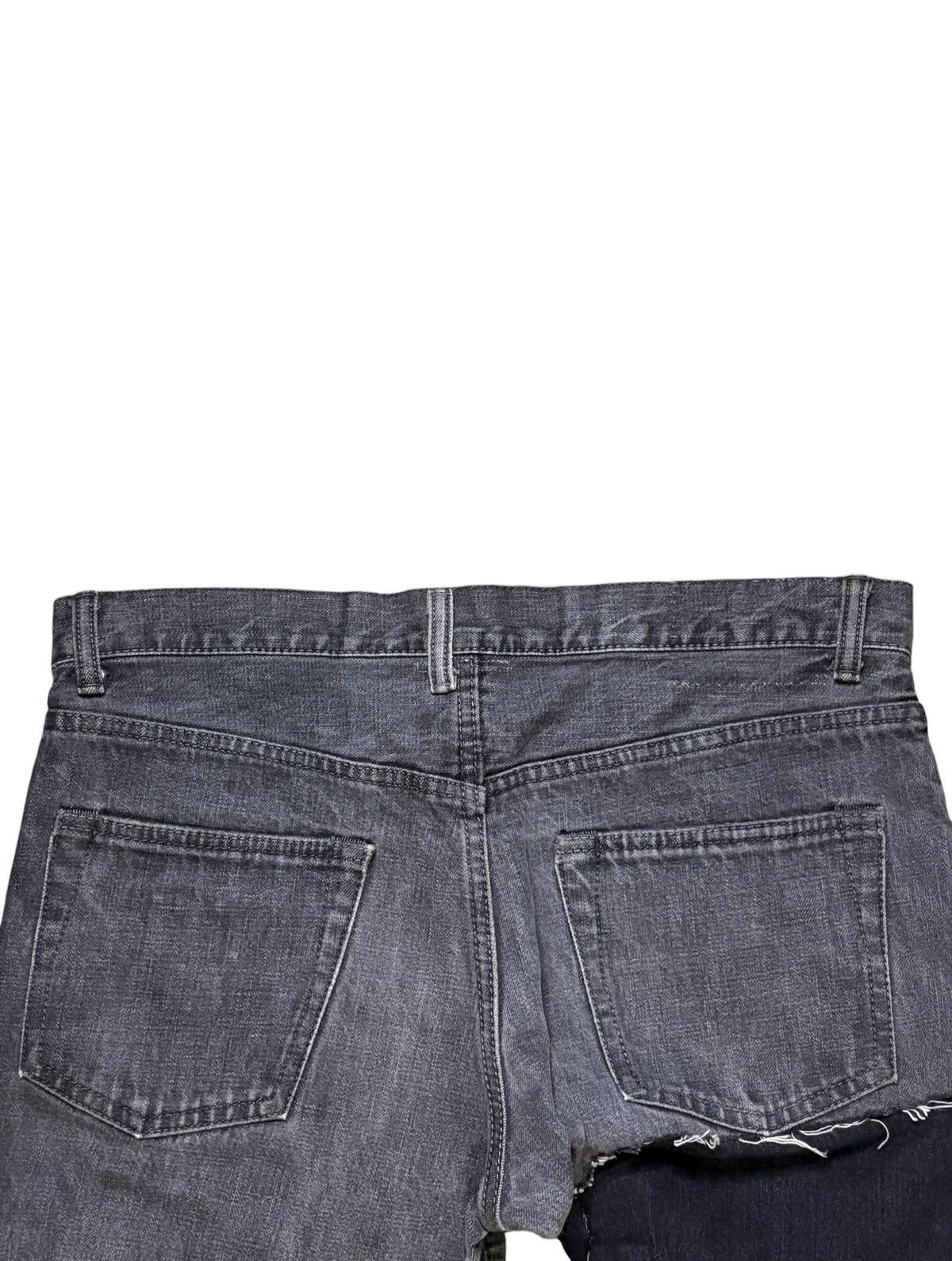 Japanese Brand SALES🔥Vintage Japanese Selvedge Custom Patched Loose Jeans Size US 33 - 9 Thumbnail