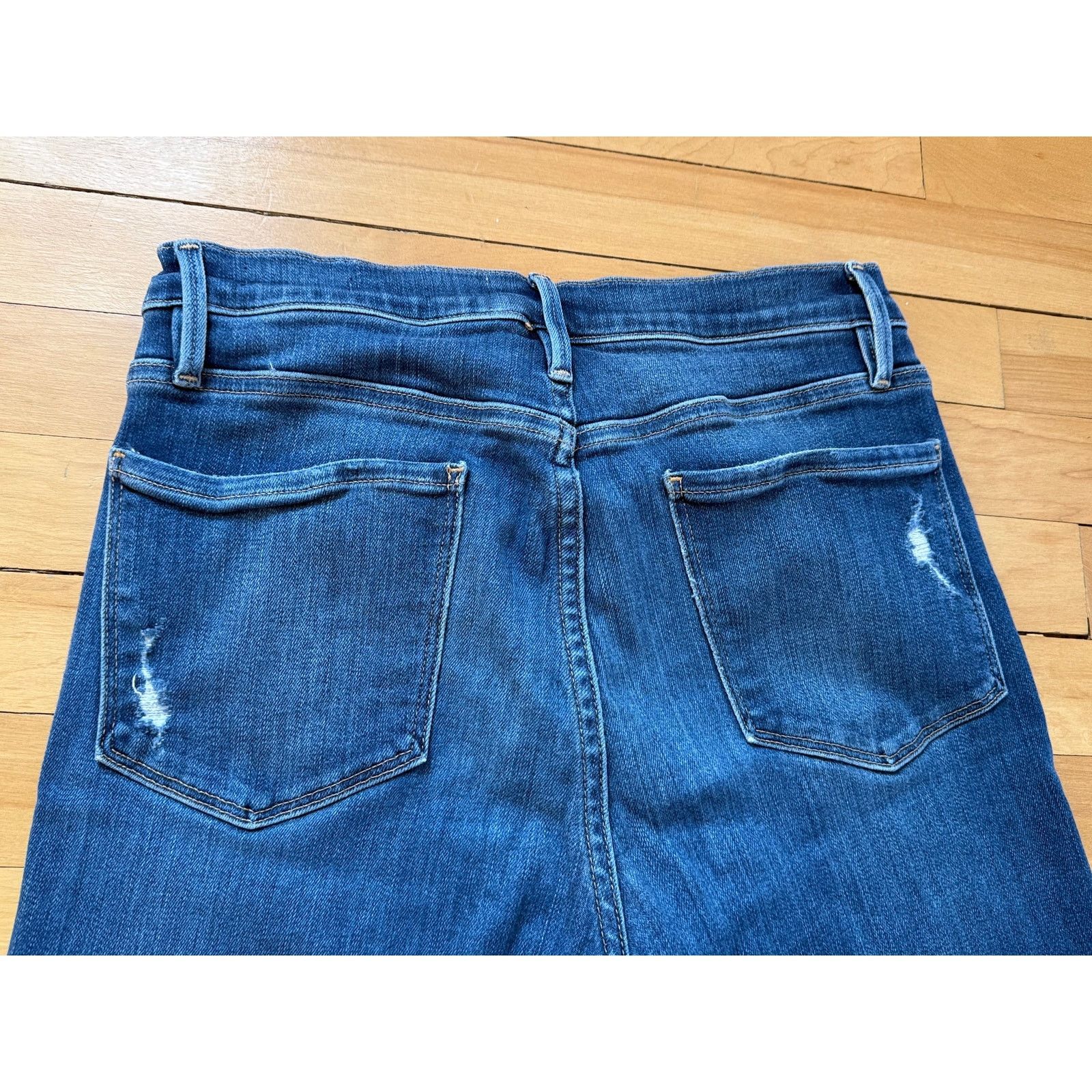 Frame FRAME Le High Straight Leg Jeans Size 27, EUC Size 27" / US 4 / IT 40 - 5 Thumbnail