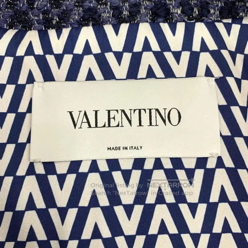 Valentino Valentino Women's Mid Blue Wool Jacket . Size M / US 6-8 / IT 42-44 - 5 Thumbnail