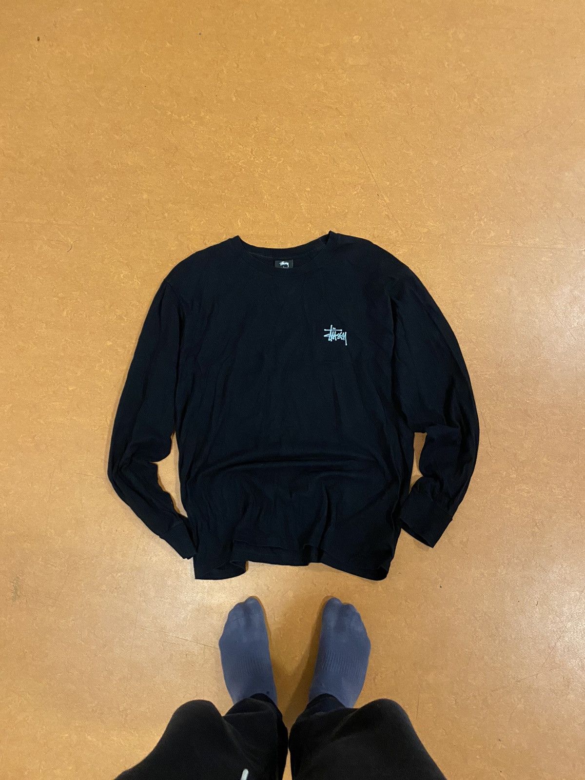 Stussy × Vintage Stussy vintage black longsleeve Size US L / EU 52-54 / 3 - 3 Thumbnail