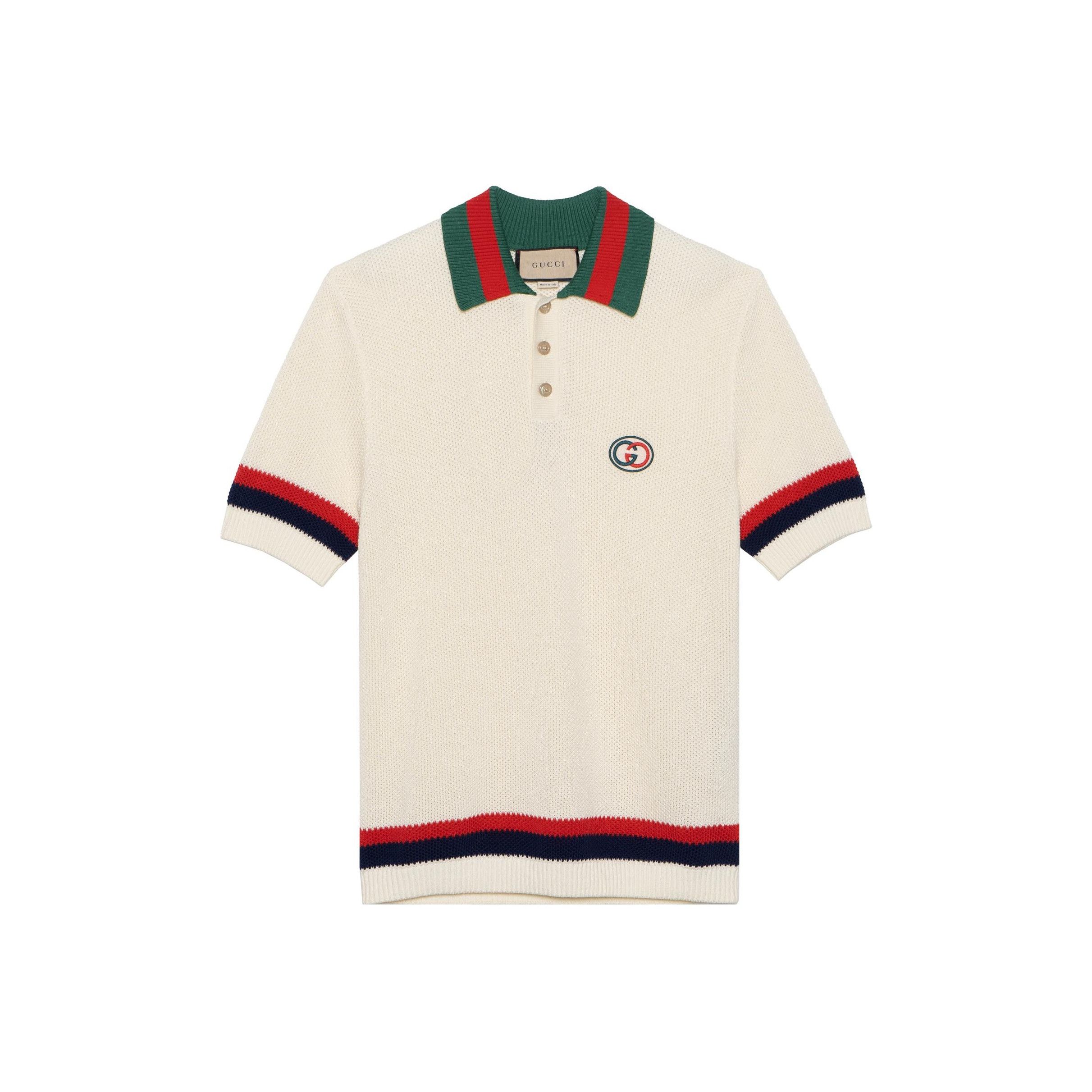 Gucci Gucci Double G Logo Polo Shirt Size S Size US M / EU 48-50 / 2 - 1 Thumbnail