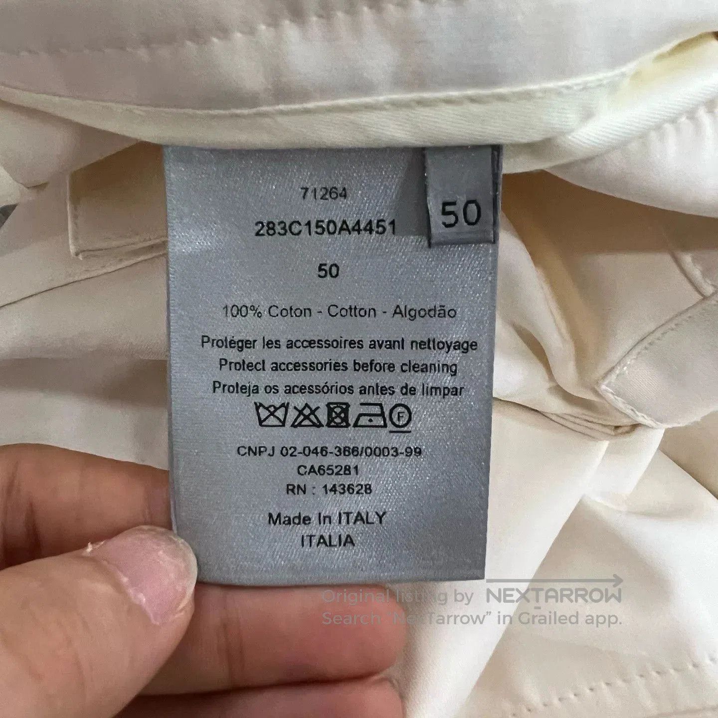 Dior dior beige cargo shorts with buckle detail. Size US 44 / EU 60 - 4 Thumbnail