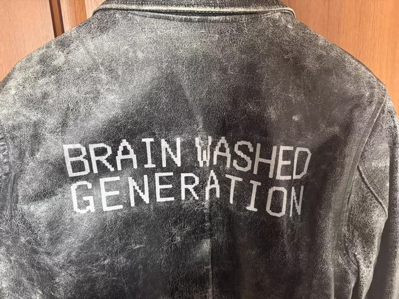Undercover undercover 17 aw crack leather jacket 2502-Nextarrow Size US L / EU 52-54 / 3 - 3 Thumbnail