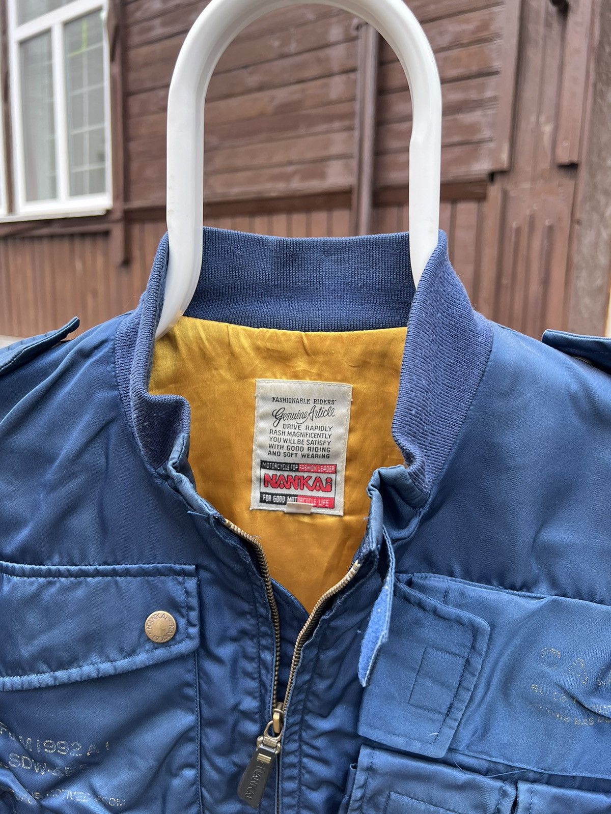 Japanese Brand Vintage Nankai Multi pocket nylon bomber jacket Size US S / EU 44-46 / 1 - 8 Thumbnail