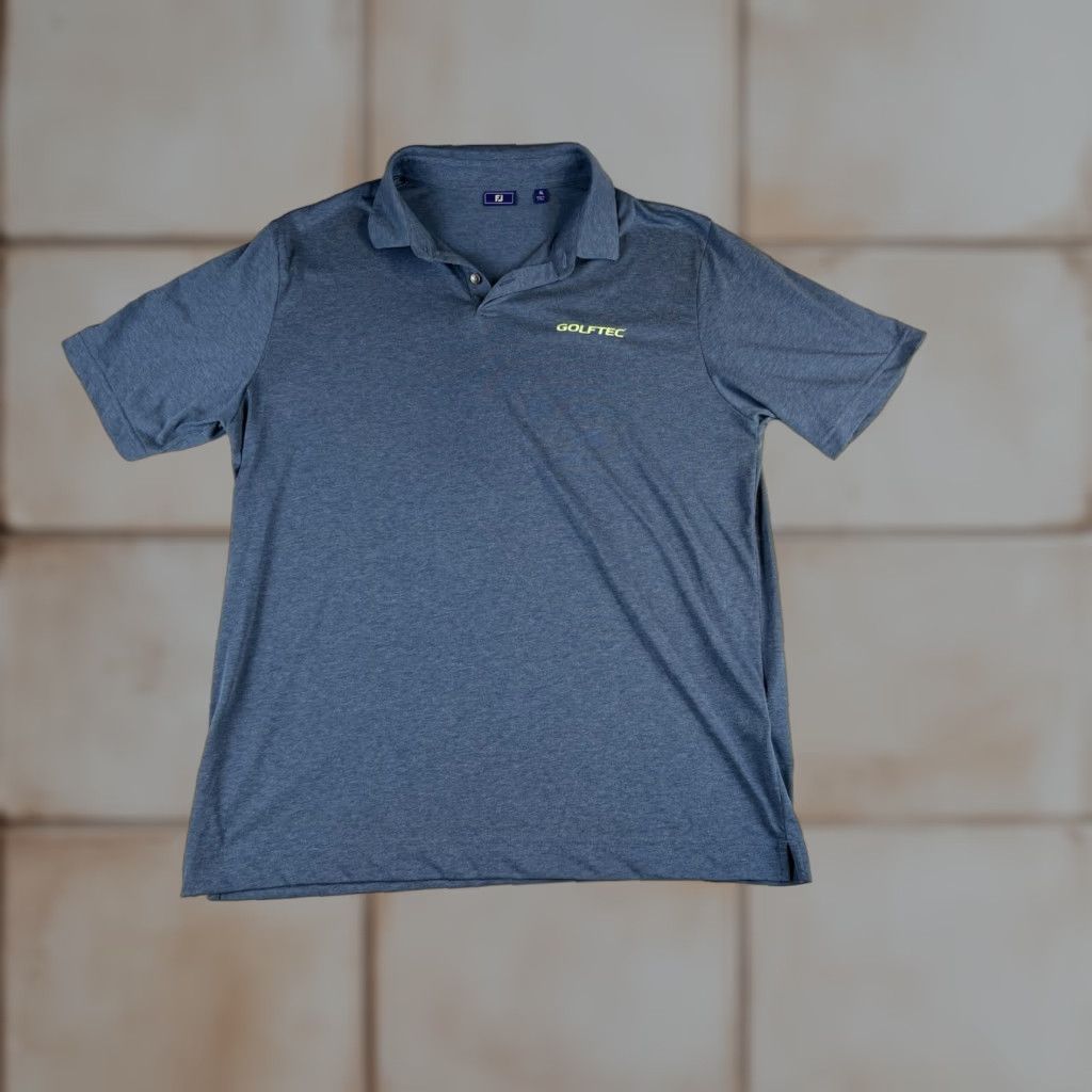 Footjoy Footjoy Golftec Polo Shirt Mens Blue XL Preppy Casual Size US XL / EU 56 / 4 - 1 Thumbnail
