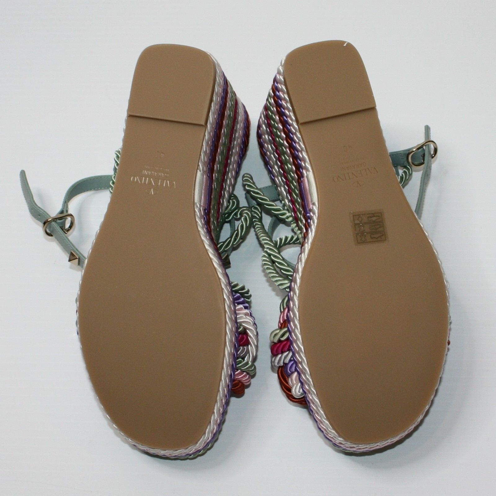 Valentino Garavani Rockstud Torchon Platform Wedge Sandal US 10 Size US 10 / IT 40 - 7 Thumbnail
