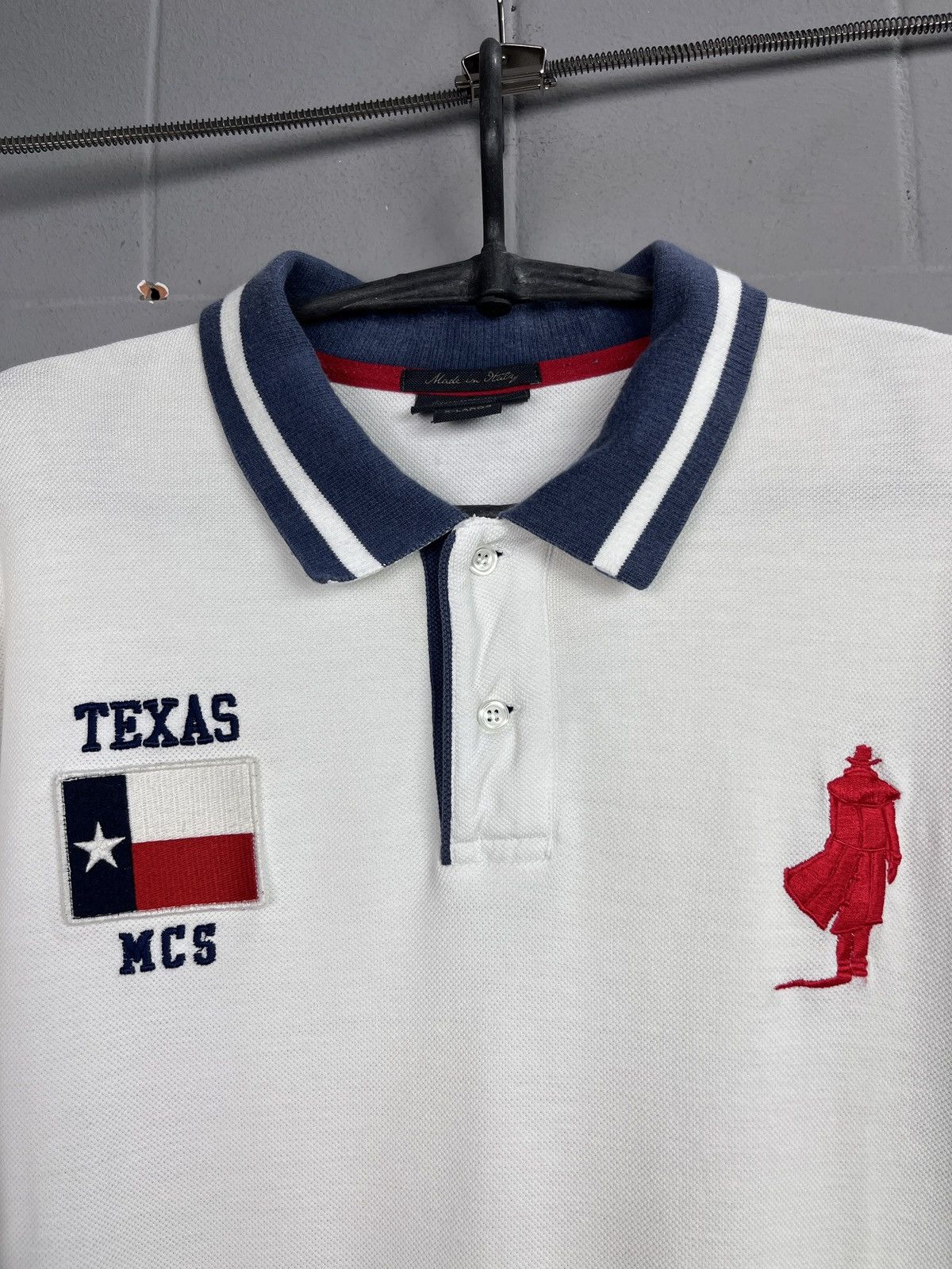 Marlboro MARLBORO TEXAS COWBOY FADED MADE IN ITALY POLO TEE - № 05 Size US L / EU 52-54 / 3 - 5 Thumbnail