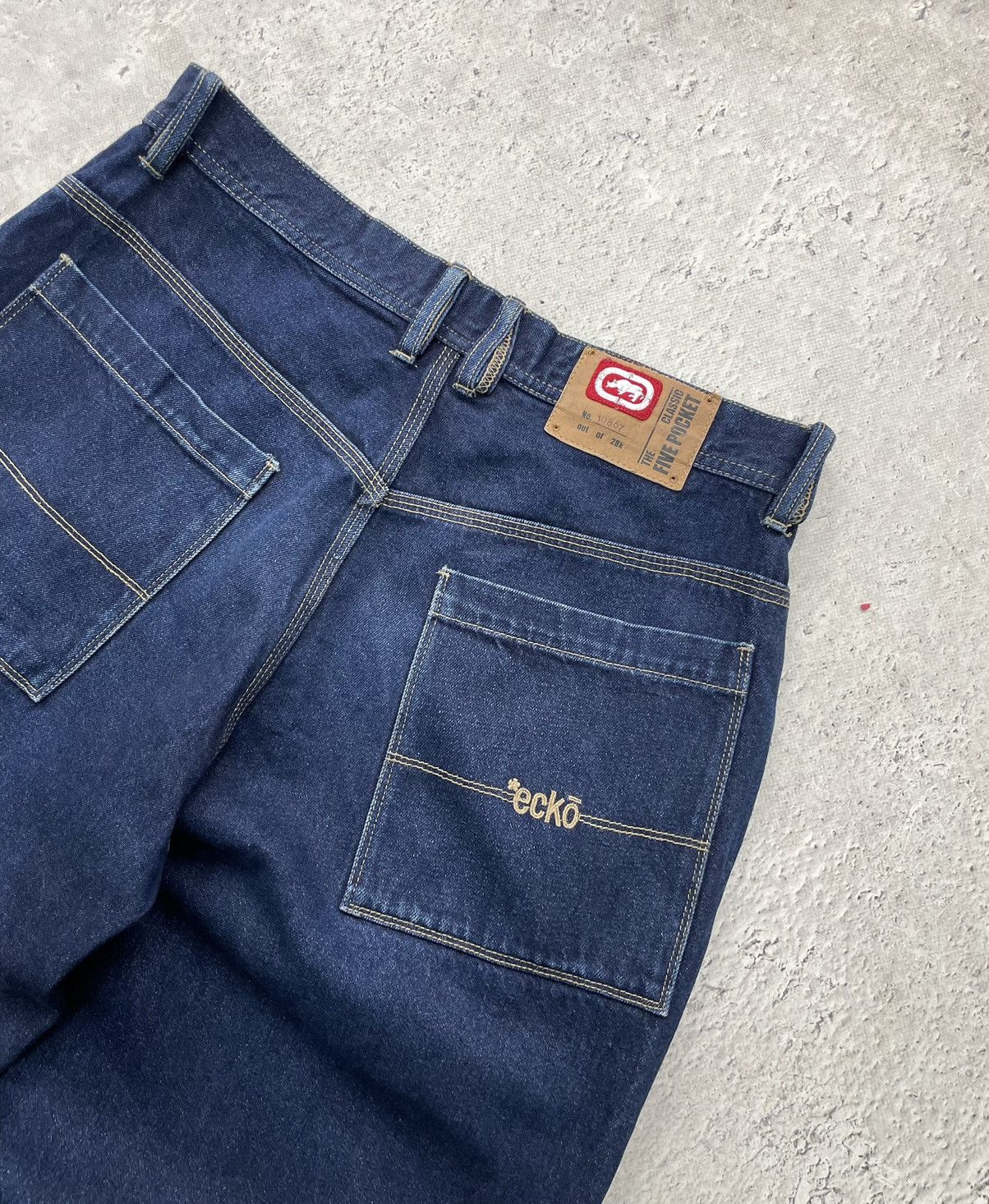 Ecko Unltd. × JNCO VINTAGE BAGGY DISTRESSED Y2K ECKO UNLTD. Pants Size US 32 / EU 48 - 10 Thumbnail
