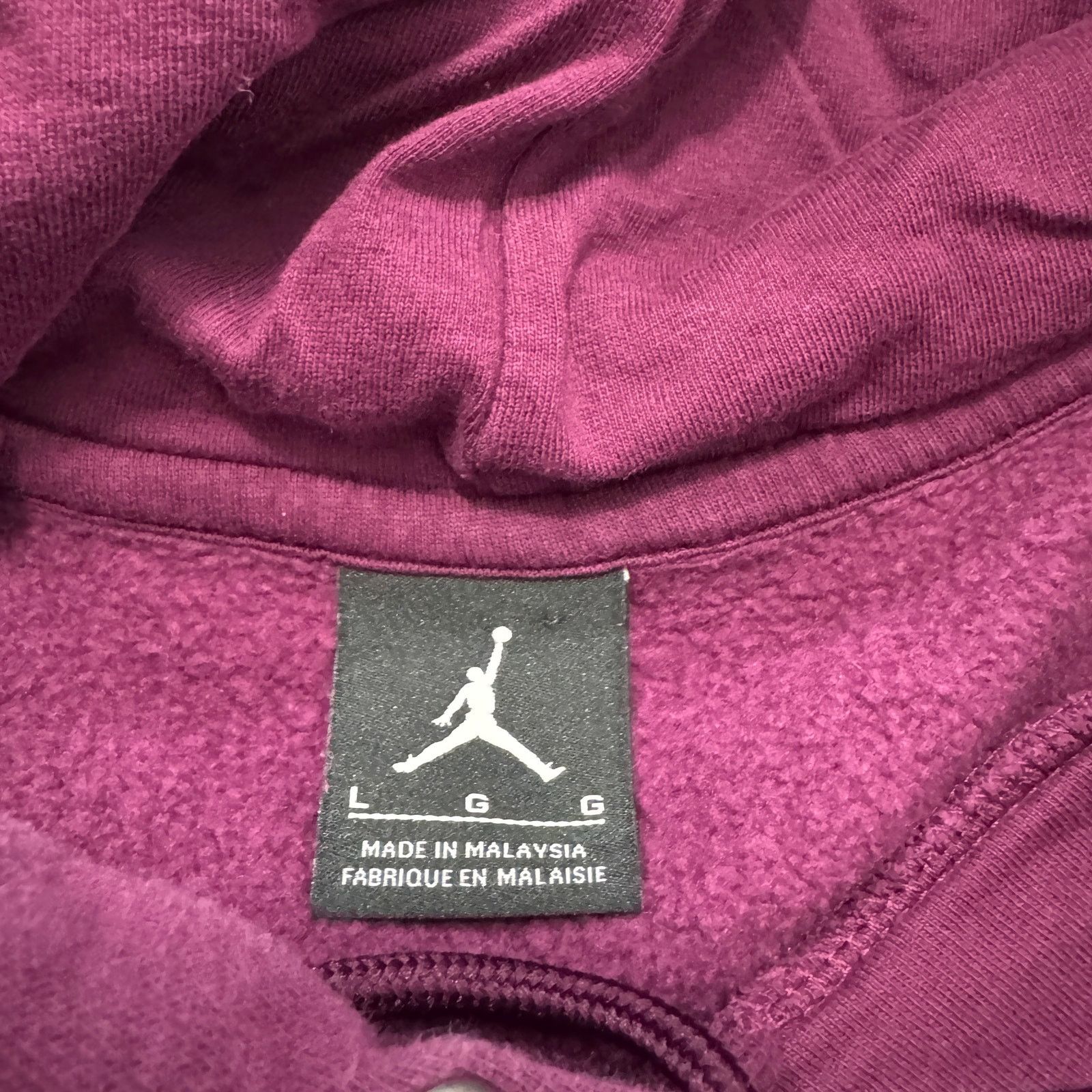 Jordan Brand Jordan Flight Fleece Hoodie Men's Large Purple Sweatshirt Size US L / EU 52-54 / 3 - 4 Thumbnail