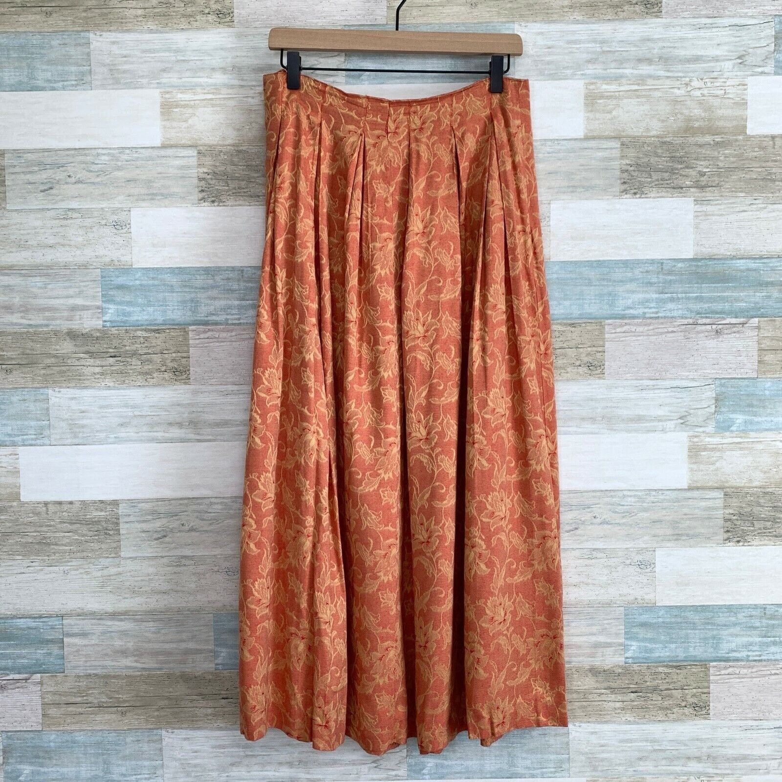 Calvin Klein Calvin Klein Studio VTG Japanese Floral Jacquard Skirt Set Size 32" / US 10 / IT 46 - 6 Thumbnail