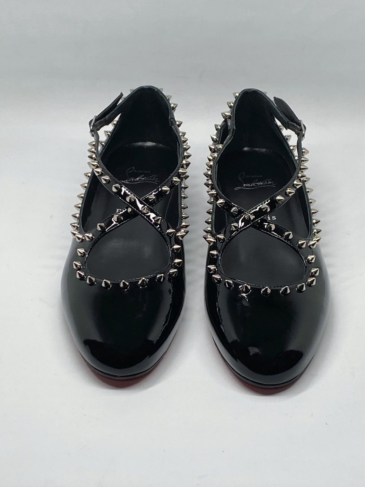 Christian Louboutin Christian Louboutin spike patent leather ballet flat size 40 Size US 10 / IT 40 - 4 Thumbnail