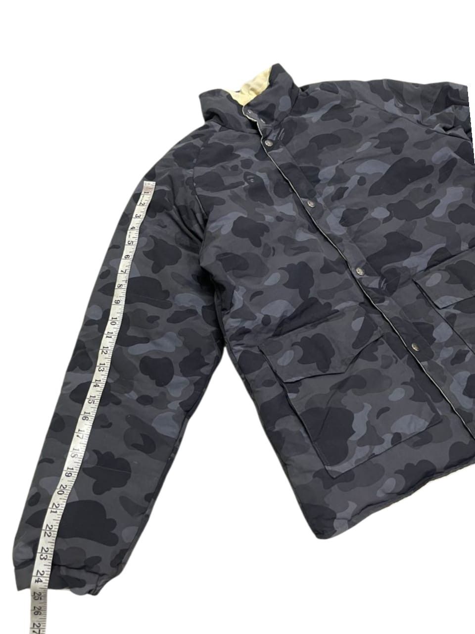 Bape A Bathing Ape Revesible Puffer Jacket Black & White Camo Size US M / EU 48-50 / 2 - 18 Thumbnail