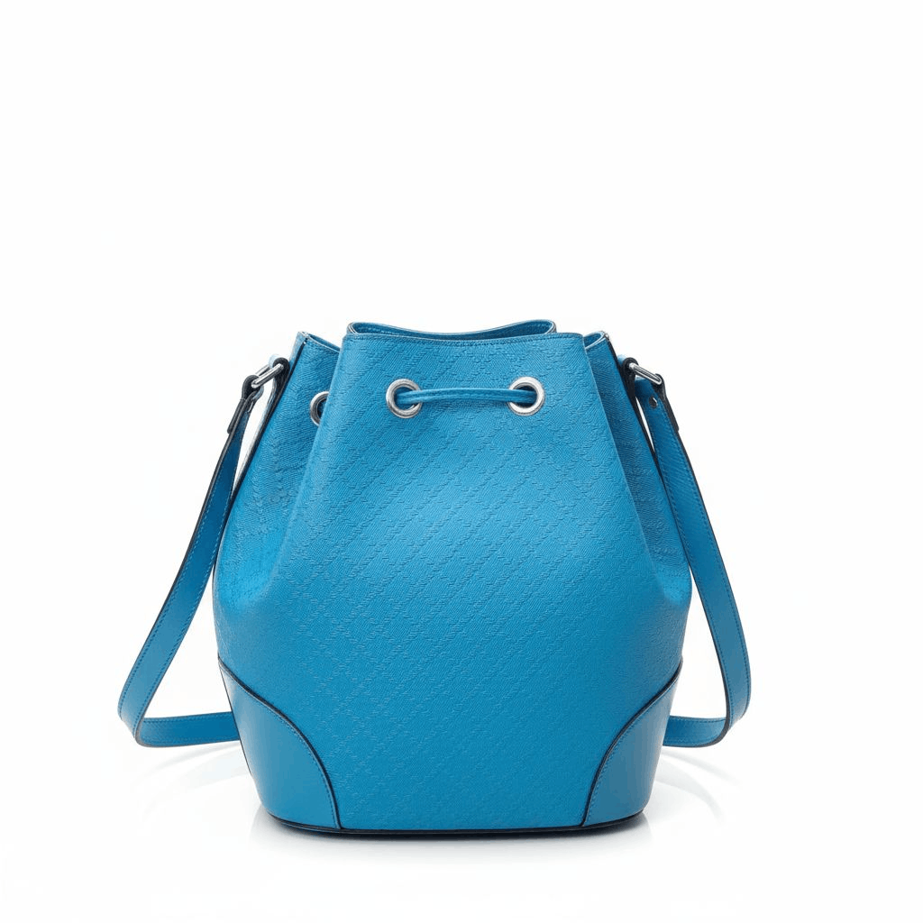 Gucci Gucci Medium Diamanté Deep Cobalt Bright Bucket Bag Size ONE SIZE - 4 Thumbnail