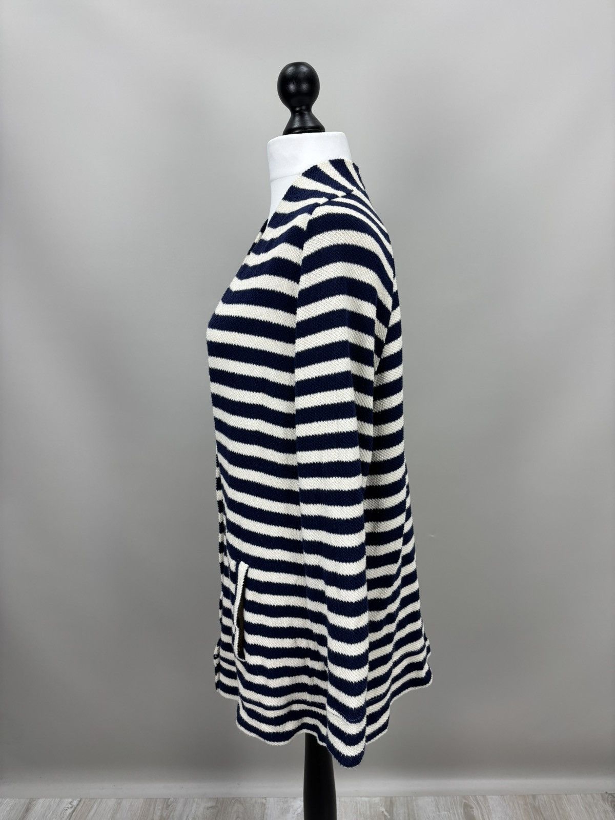 Barena Womens cardigan Barena Venezia Size L Color White/Blue Size US L / EU 52-54 / 3 - 8 Thumbnail