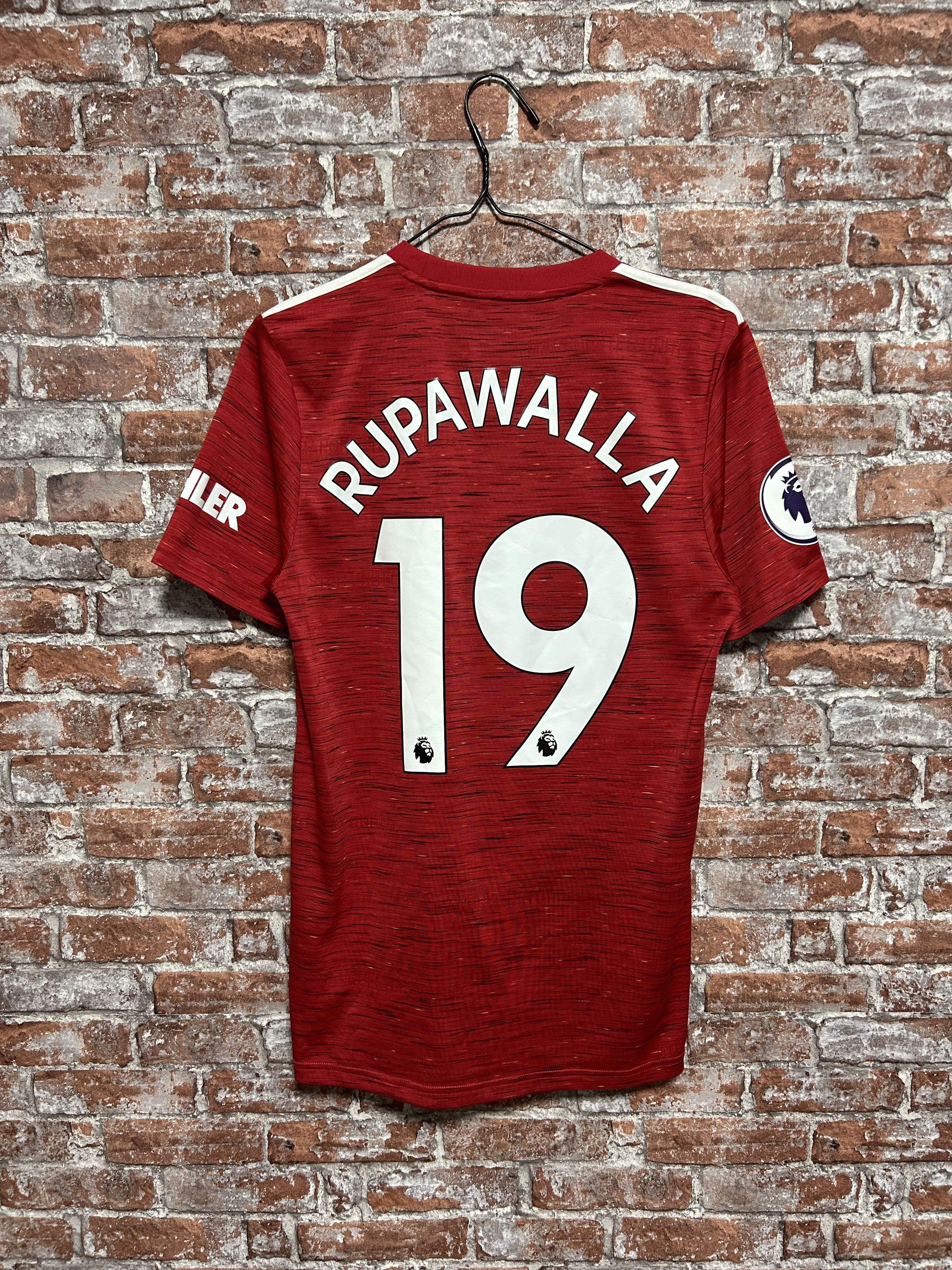 Adidas Manchester United 2020 2021 Home Rupawalla #19 Shirt GC7958 Size US S / EU 44-46 / 1 - 2 Thumbnail