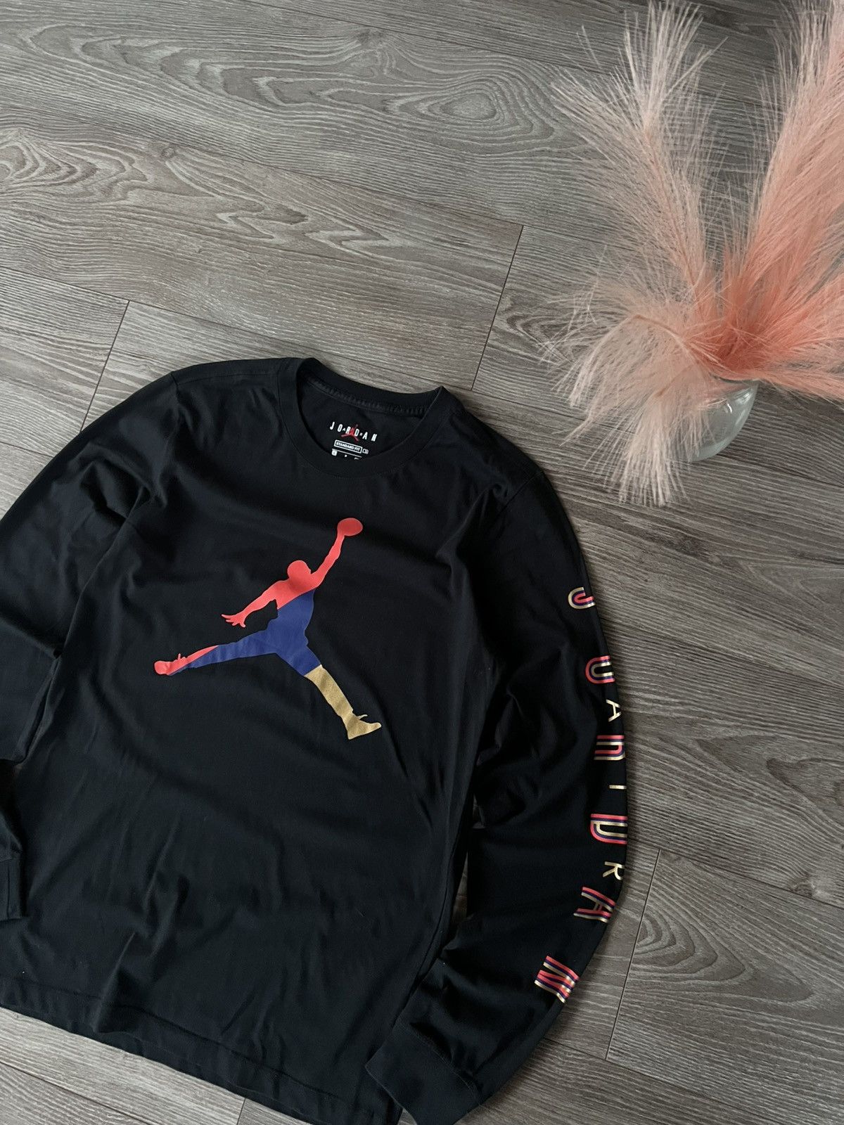 Jordan Brand × Nike ‼️Nike Air Jordan Big Logo Cotton Lite Long Sleeve Tee‼️ Size US S / EU 44-46 / 1 - 5 Thumbnail