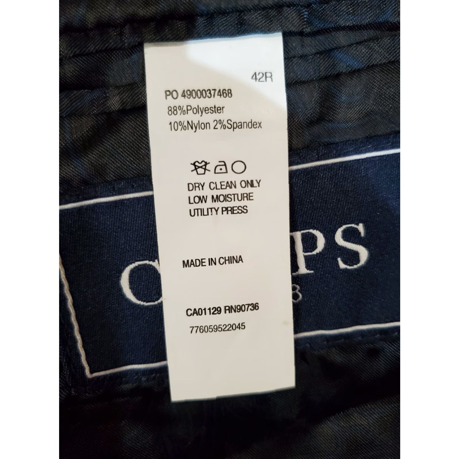 Chaps CHAPS RALPH LAUREN Signature Corduroy Sports Coat Blazer Men’s Size 42 Reg Dark Blue Size 42R - 6 Thumbnail