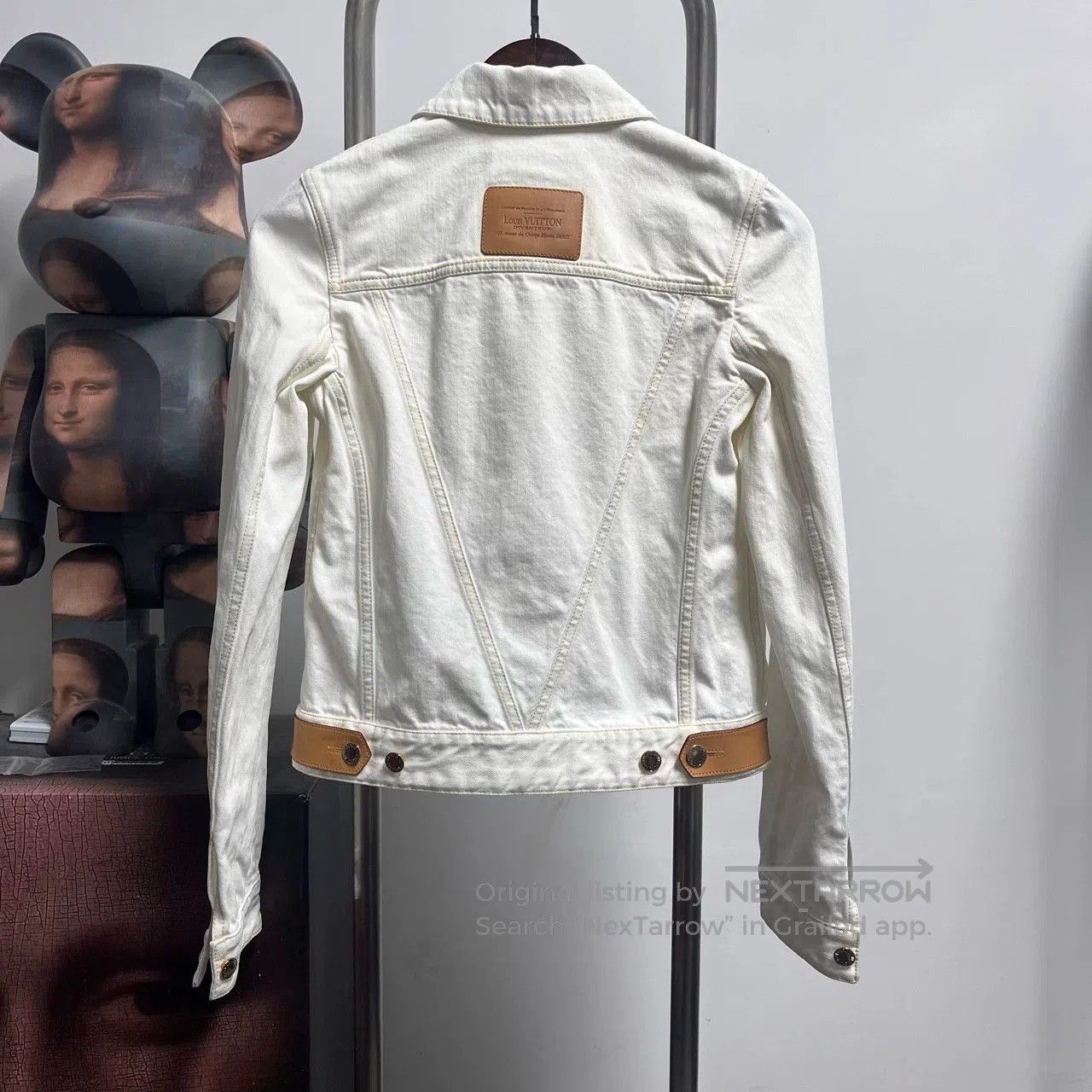 Louis Vuitton Louis Vuitton White Denim Jacket J1907. Size US XS / EU 42 / 0 - 2 Thumbnail