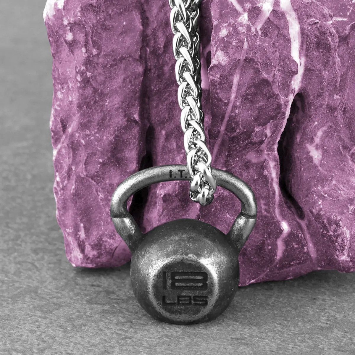 Jewelry Dumbbell Pendant Necklace Size ONE SIZE - 3 Thumbnail