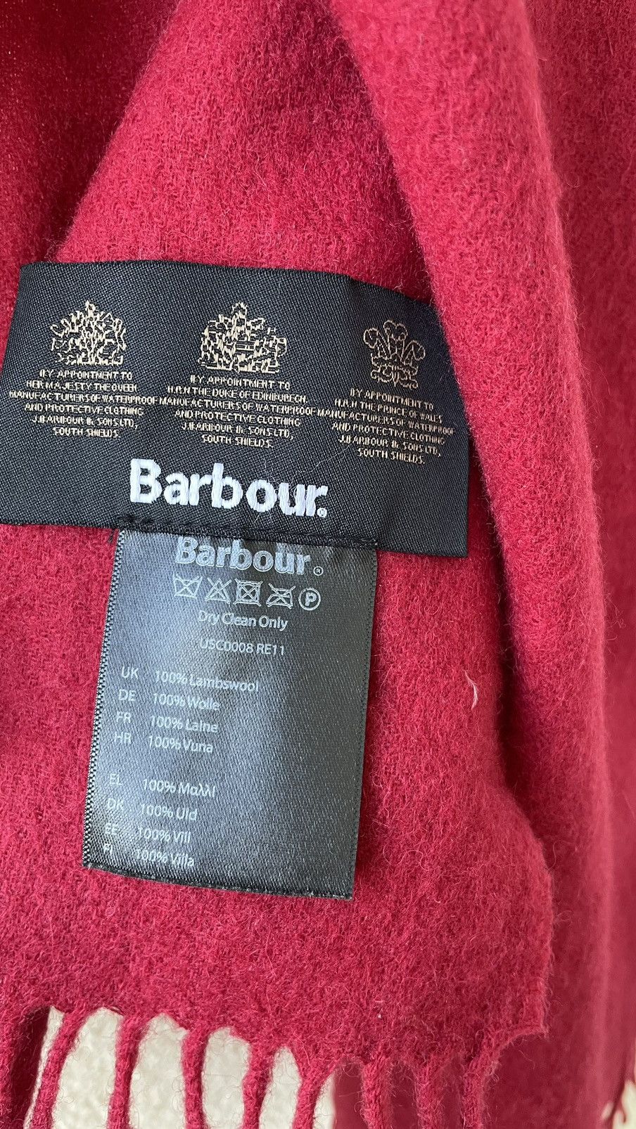 Barbour Barbour Classic Wool Scarf Size ONE SIZE - 2 Thumbnail