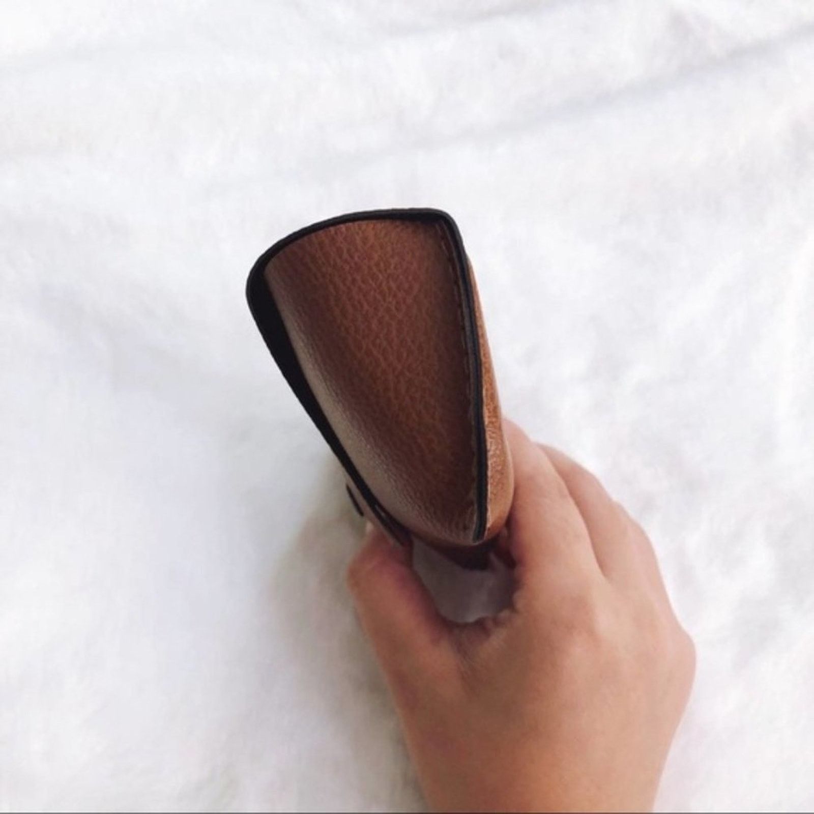 Other Harley Brown Faux Leather Sunglasses Case Size ONE SIZE - 2 Thumbnail