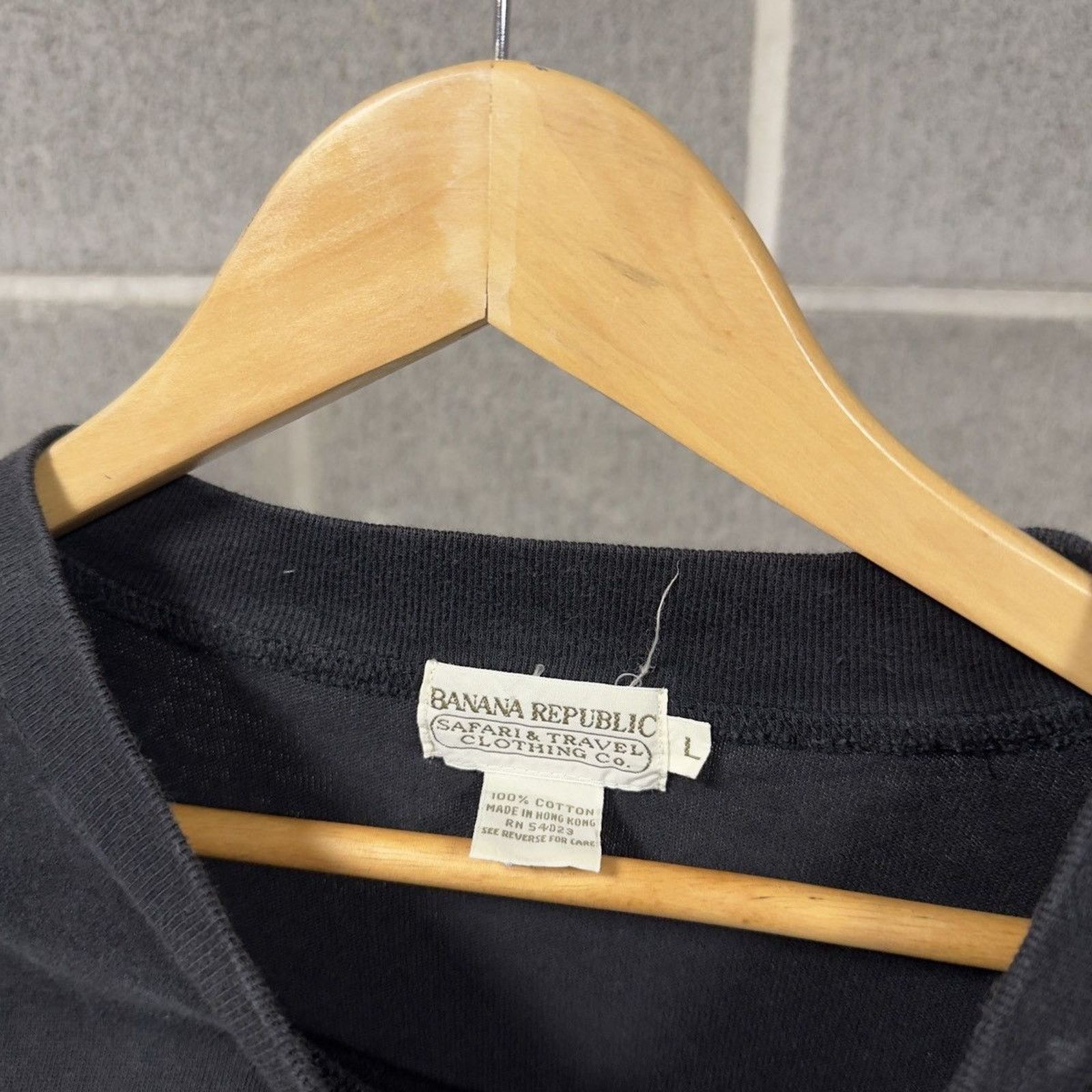 Vintage 90s Heavyweight Blank Pocket Shirt Longsleeve ERD Grunge Size US L / EU 52-54 / 3 - 3 Thumbnail