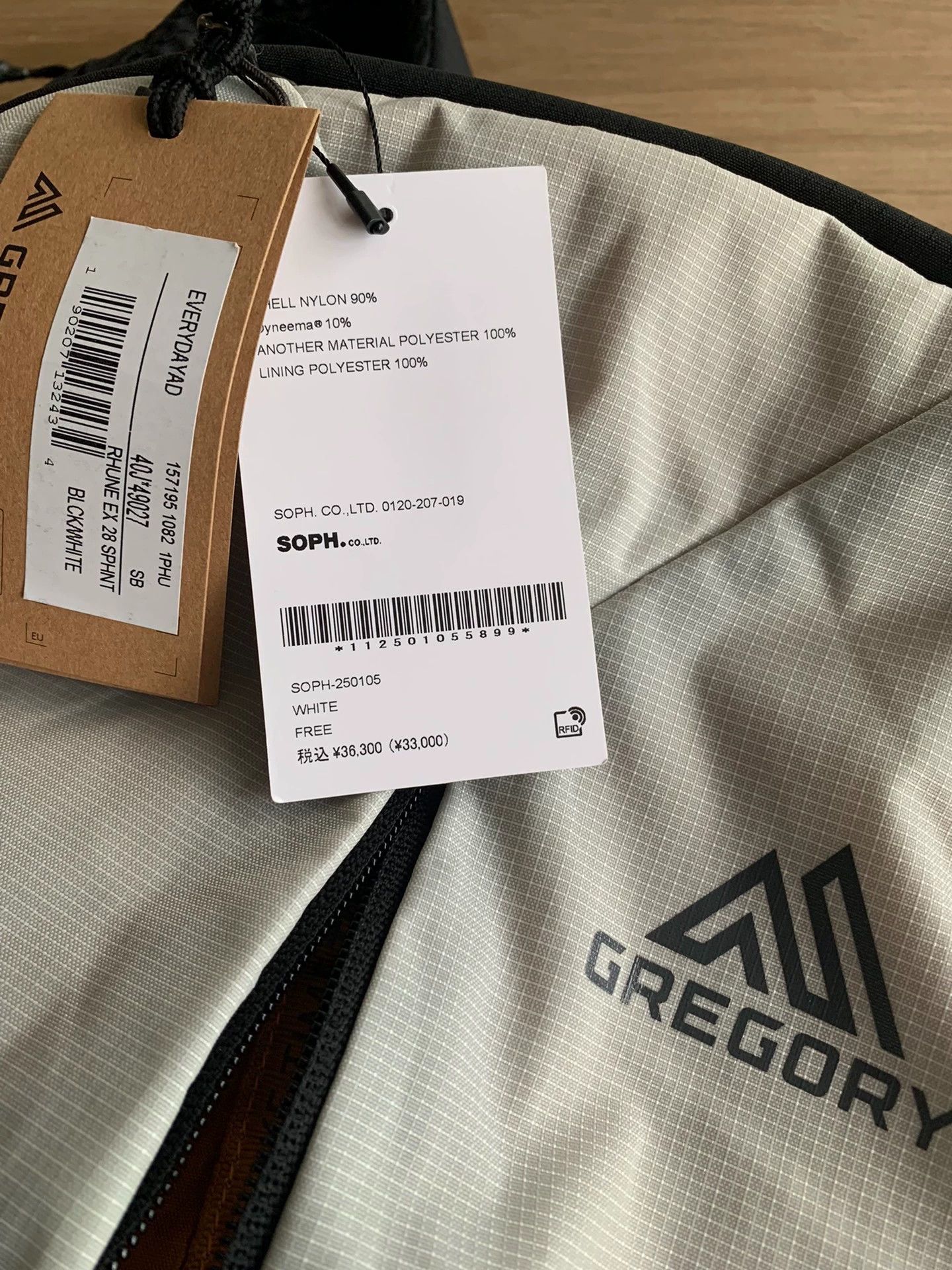 Gregory SOPHNET GREGORY RHUNE 28 colorblock zip outdoor pack 25SS Size ONE SIZE - 8 Thumbnail
