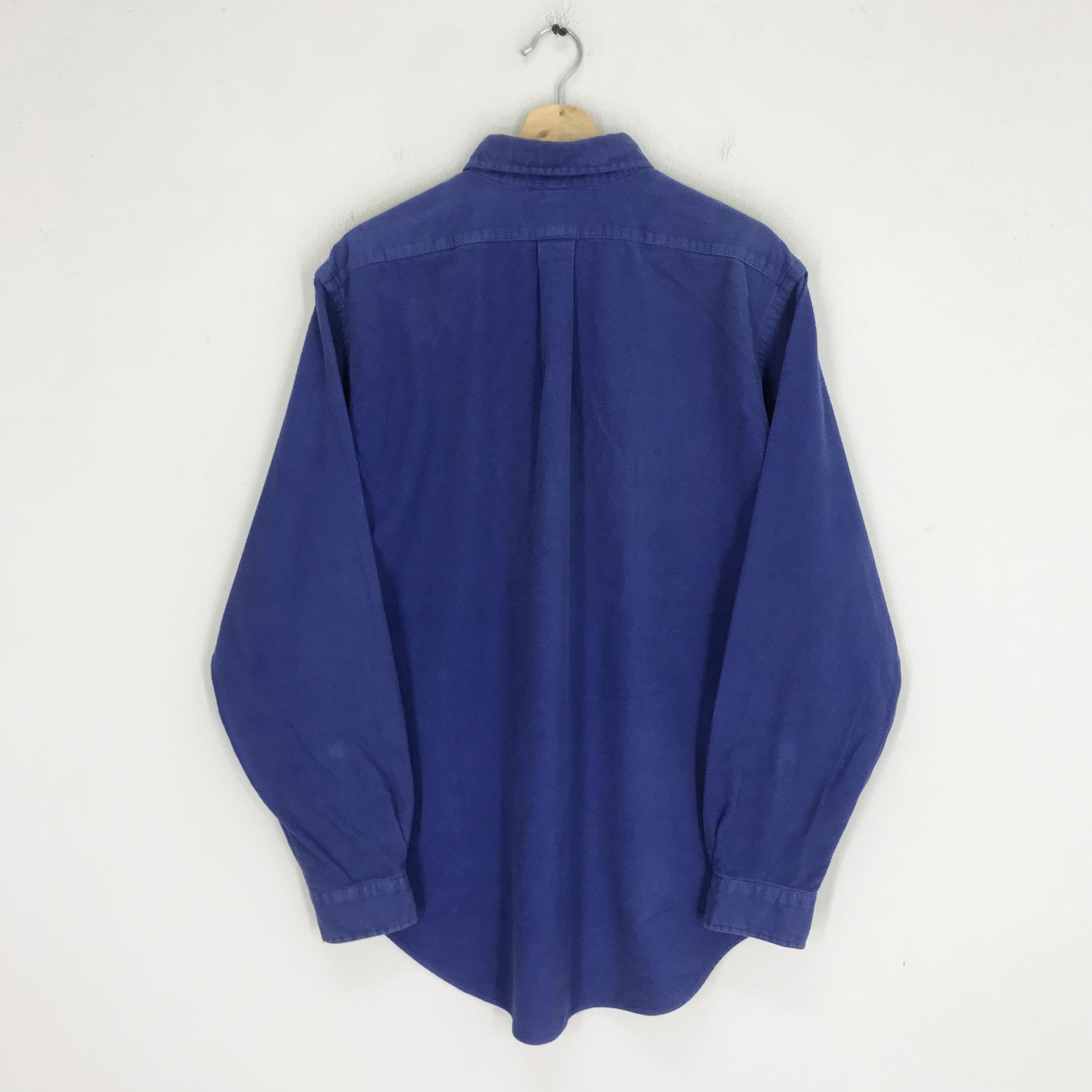 Polo Ralph Lauren Vintage Ralph Lauren Blue Casual Shirt Large Polo Pony Size US L / EU 52-54 / 3 - 2 Thumbnail