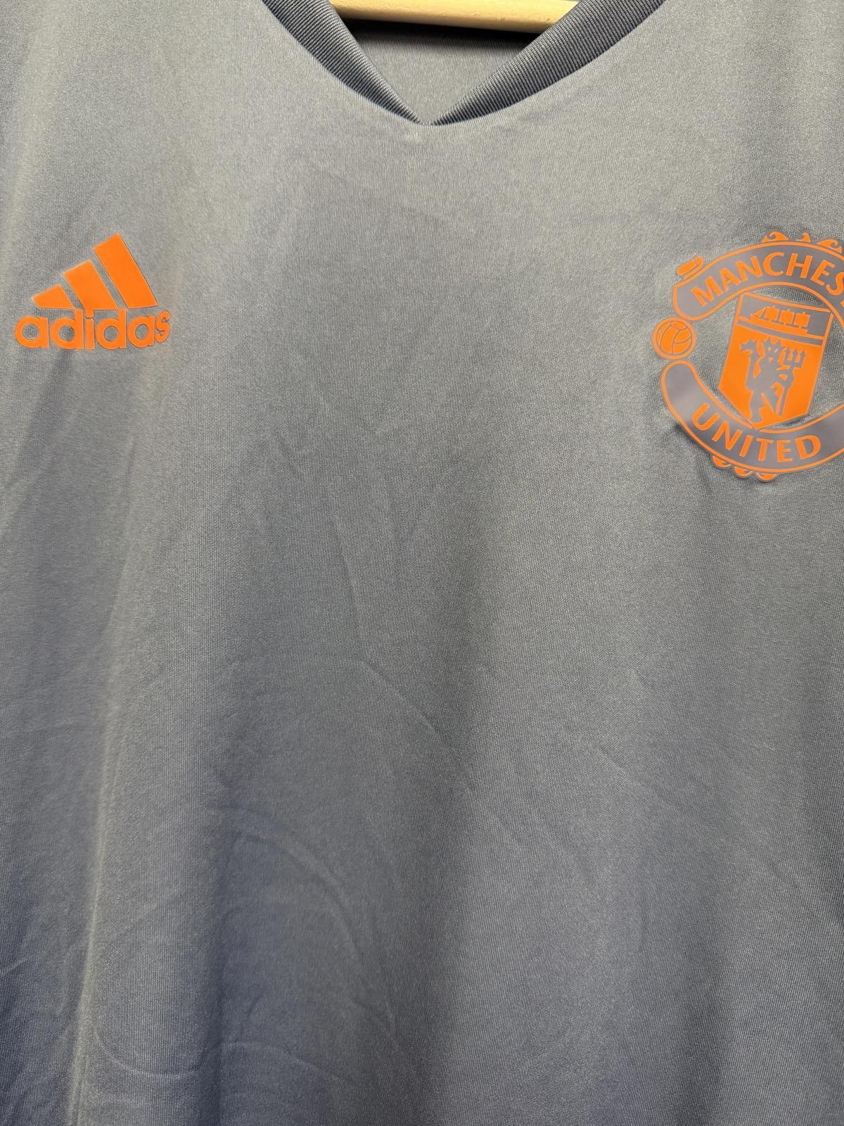 Adidas Adidas Manchester United Football Shirt Blue Orange Size US XL / EU 56 / 4 - 3 Thumbnail
