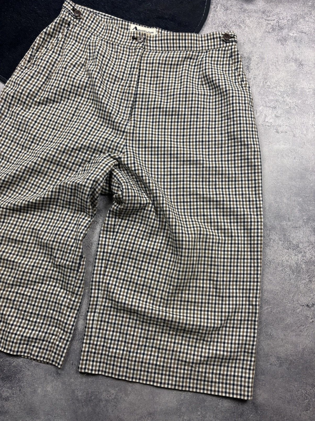 Aquascutum AQUASCUTUM Vintage Hype Checkered Streetwear Casual Rare Size 34" / US 12 / IT 48 - 2 Thumbnail