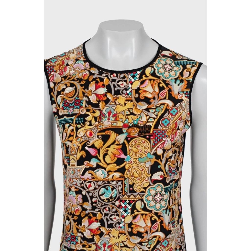 Louis Vuitton Louis Vuitton Multicolor Geometric Sleeveless Dress Sz.M Size M / US 6-8 / IT 42-44 - 2 Thumbnail
