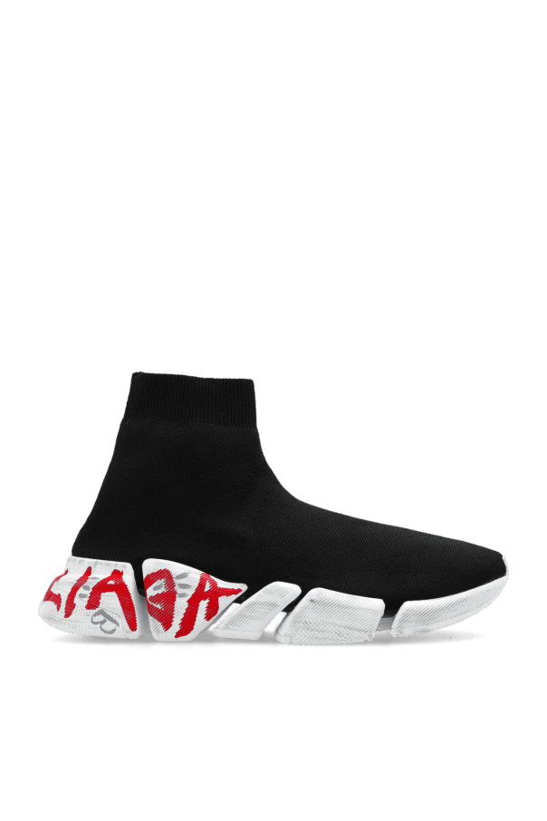 Balenciaga o1bcso1str1024 Speed 2.0 Graffiti Recycled Knit Sneaker Size US 10 / IT 40 - 1 Thumbnail