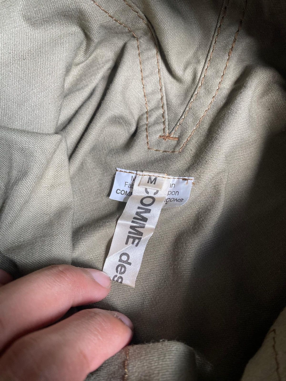 Comme des Garcons Comme Des Garçons Trompe L’oiel Stitching Military Coat Size M / US 6-8 / IT 42-44 - 7 Thumbnail