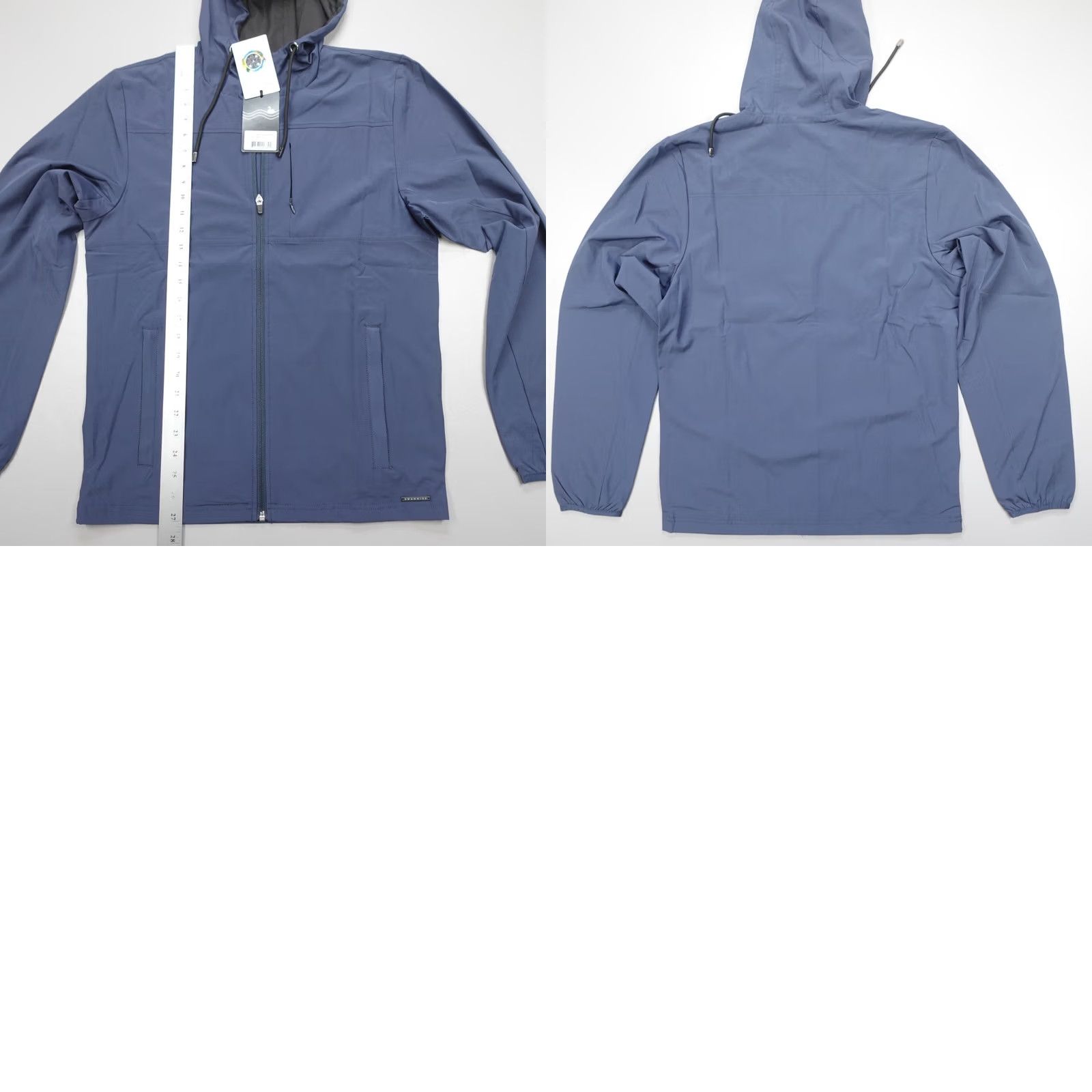 Vintage Swannies Weiss Water Resistant Windbreaker Hooded Jacket Navy Men's Size S Size US S / EU 44-46 / 1 - 8 Thumbnail