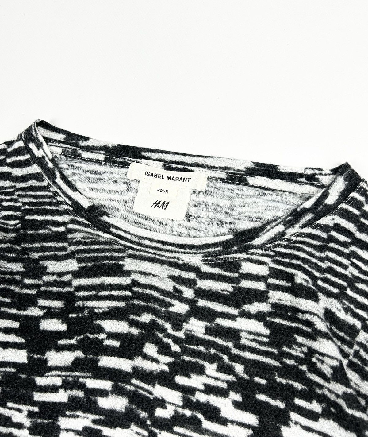 H&M × Isabel Marant rare ISABEL MARANT x H&M Abstract Linen Longsleeve Y2K Size US M / EU 48-50 / 2 - 8 Thumbnail