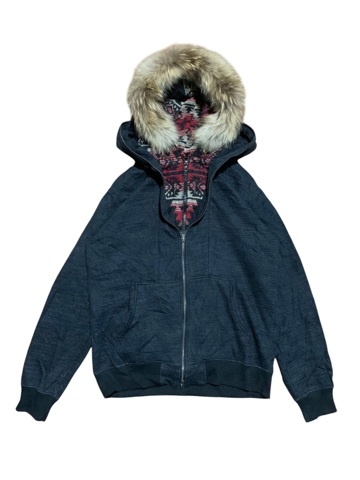If Six Was Nine ILLS japan double layer navajo removable fur hoodie Size US L / EU 52-54 / 3 - 3 Thumbnail