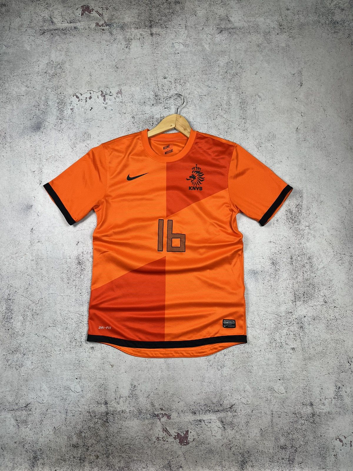 Nike NIKE NETHERLANDS 2012 2013 HOME SOCCER JERSEY #16 V.PERSIE Size US S / EU 44-46 / 1 - 1 Thumbnail