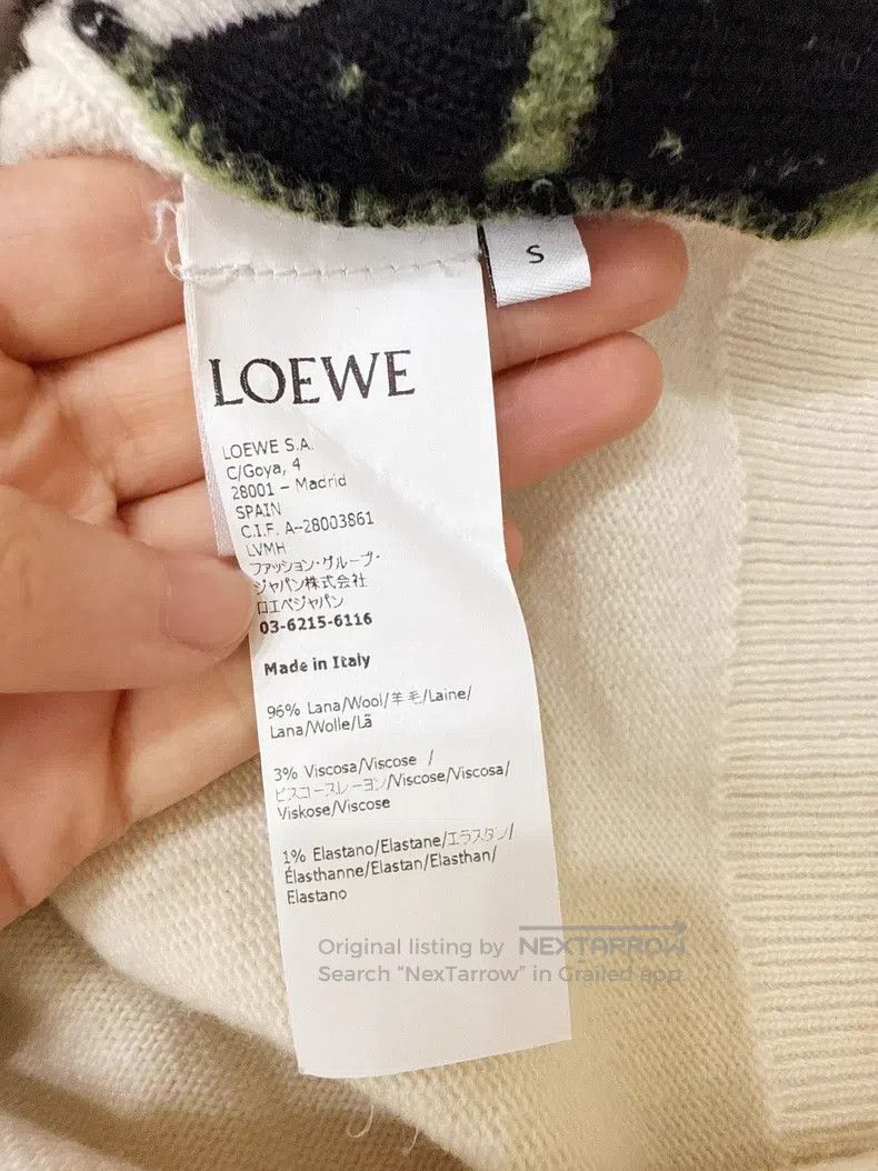 Loewe Loewe Knit floral irregular sweater Size S / US 4 / IT 40 - 5 Thumbnail