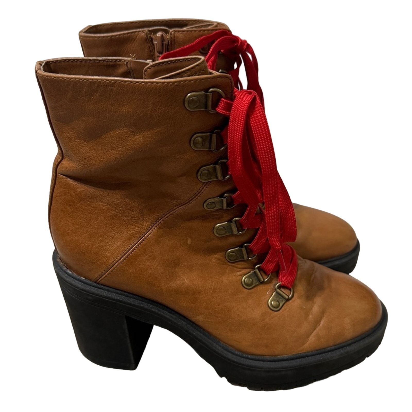 Steve Madden REVOLVE Steve Madden Royce Bootie in Cognac Leather Size 7.5 Size US 7.5 / IT 37.5 - 3 Thumbnail
