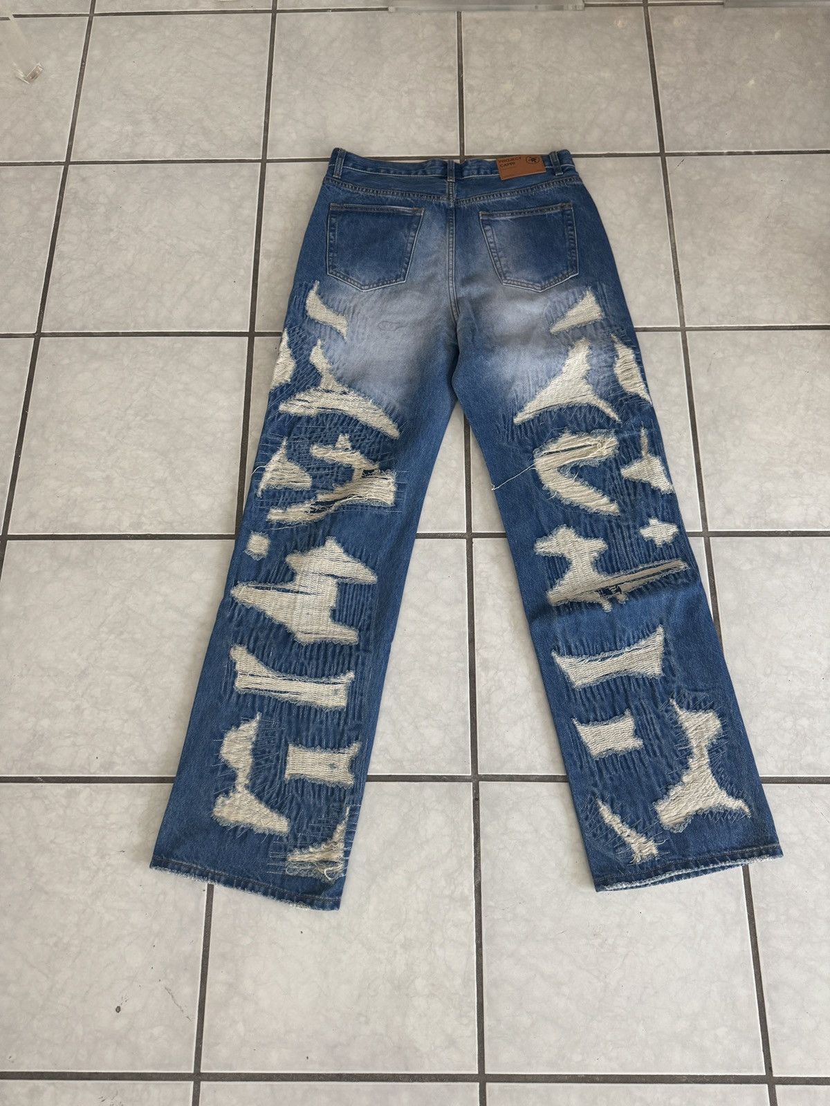 Other Project Capri “CAPRI DISTRESSED DENIM” Size US 34 / EU 50 - 2 Thumbnail